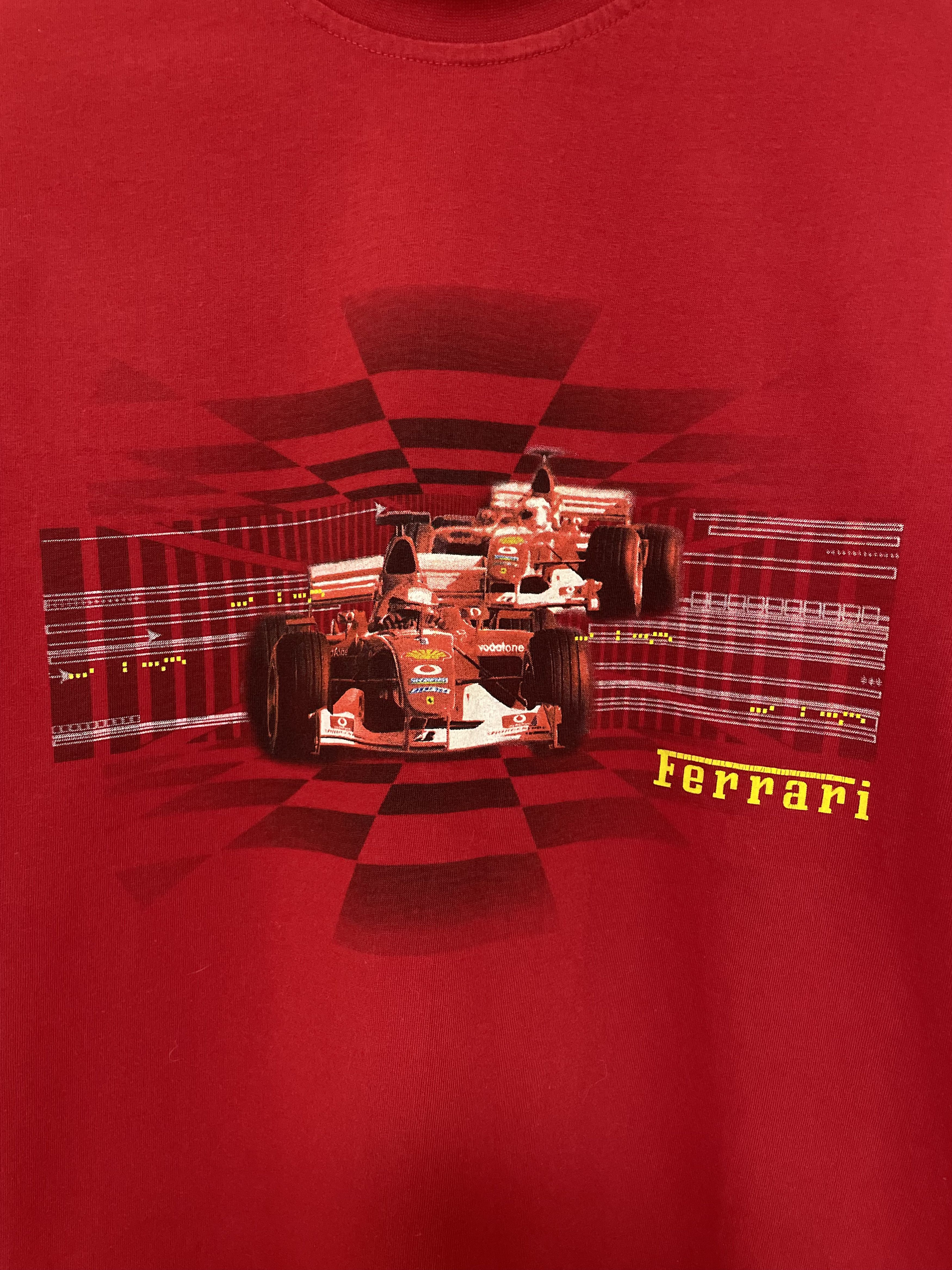 Ferrari FERRARI F2002 Vintage T-Shirt Tee Racing F1 90s Y2K Formula1 Size US L / EU 52-54 / 3 - 8 Thumbnail