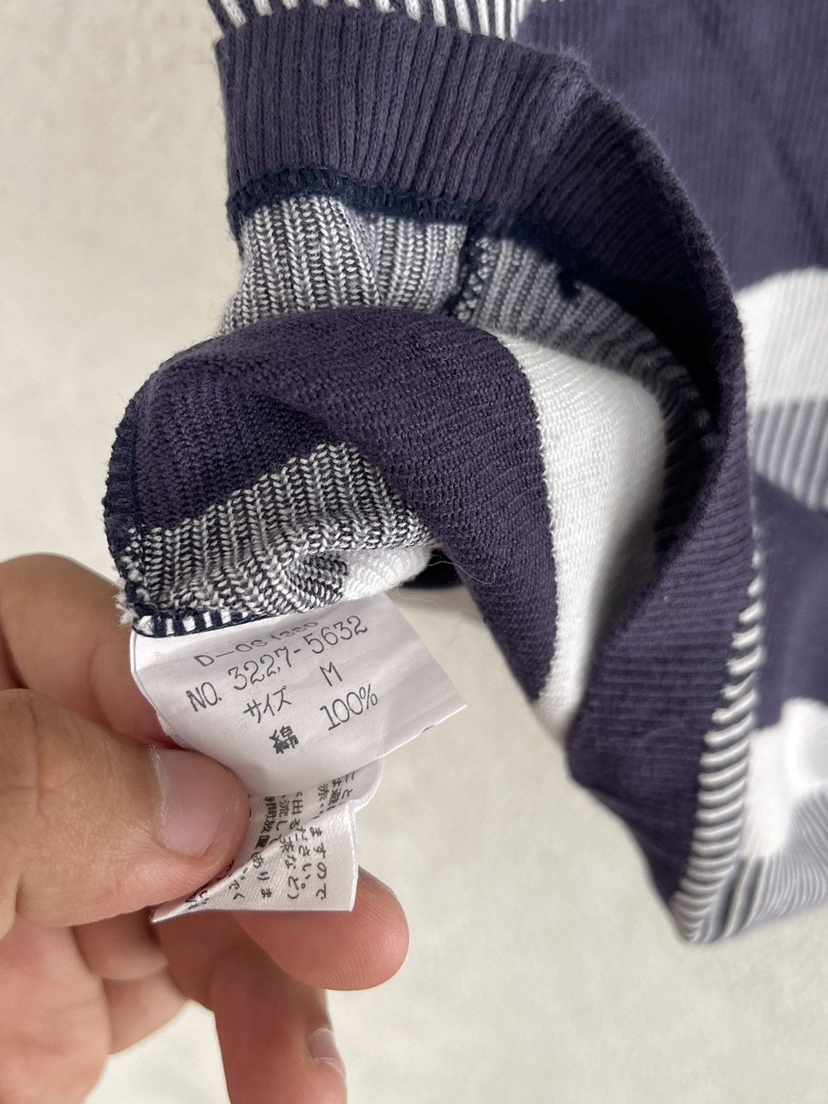 Issey Miyake Issey Miyake Design Studio Stripe Polo Size US M / EU 48-50 / 2 - 4 Thumbnail