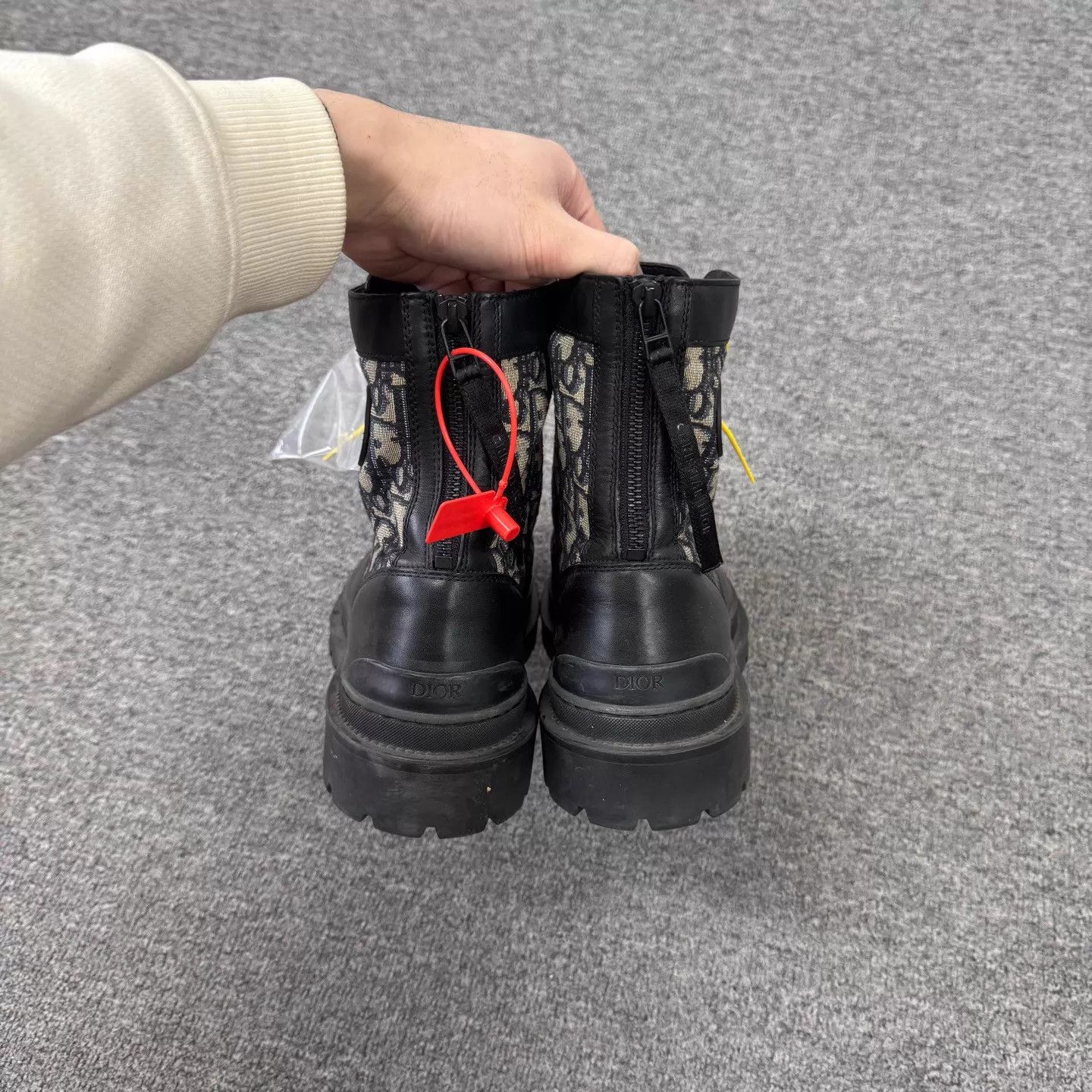 Dior Dior Oblique Thick Sole Martin Boots 41.5 95 New Size US 8.5 / EU 41-42 - 3 Thumbnail