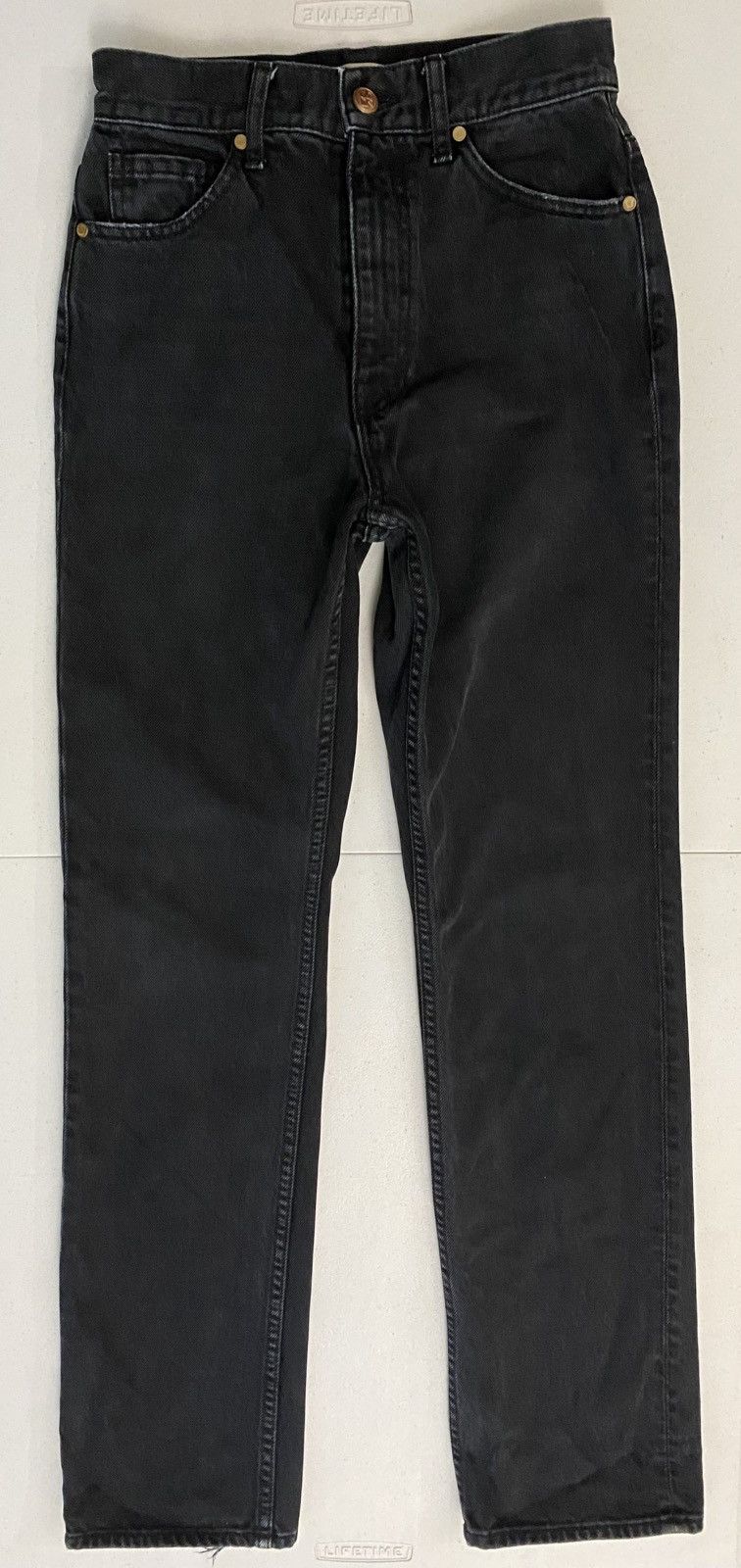Ulla Johnson Ulla Johnson Black Smoke Wash Agnes Jeans Made in USA 25 VGC Size 25" / US 0 / IT 36 - 19 Thumbnail