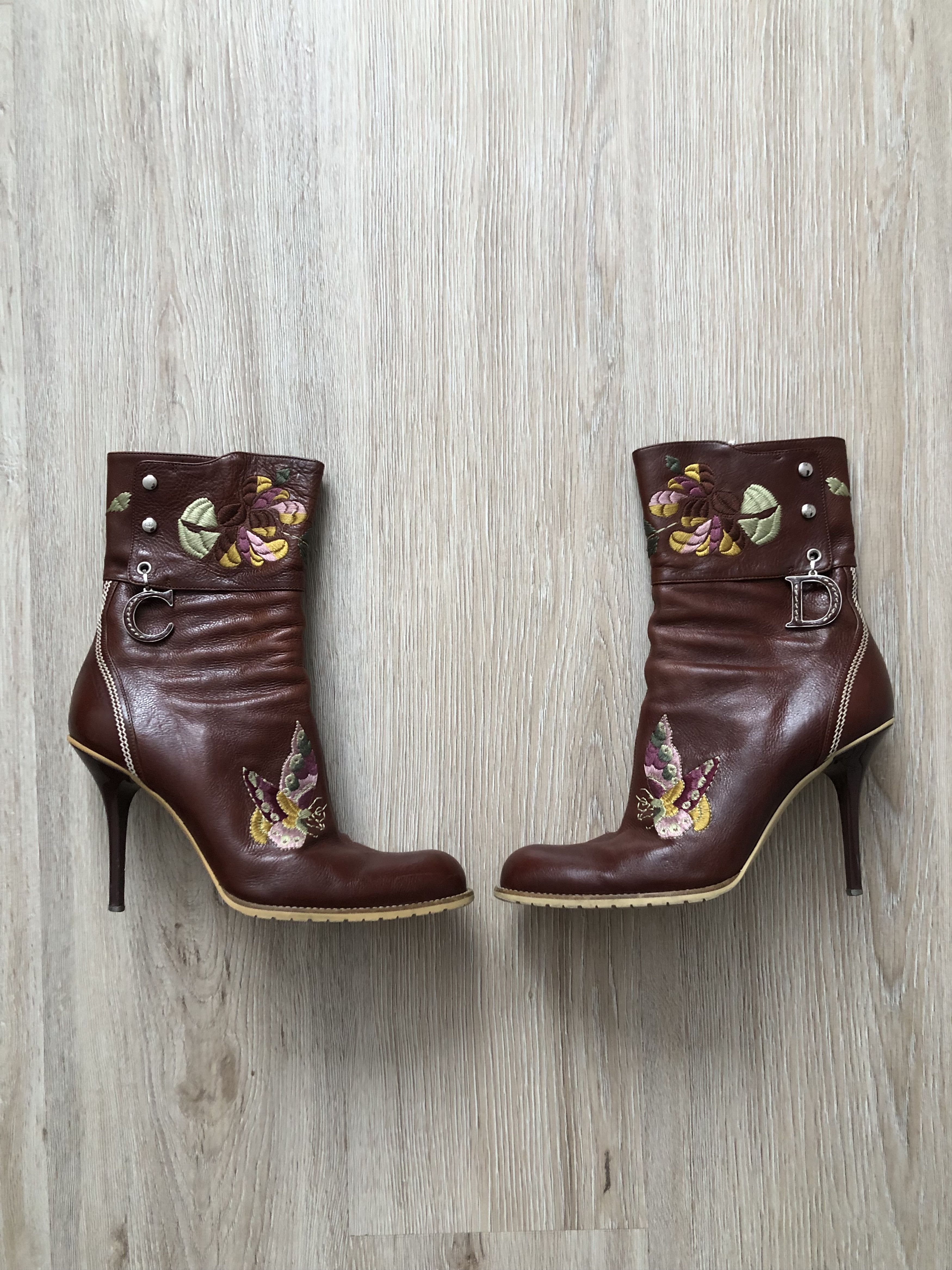 Dior Dior floristic heels Size US 10 / IT 40 - 1 Thumbnail