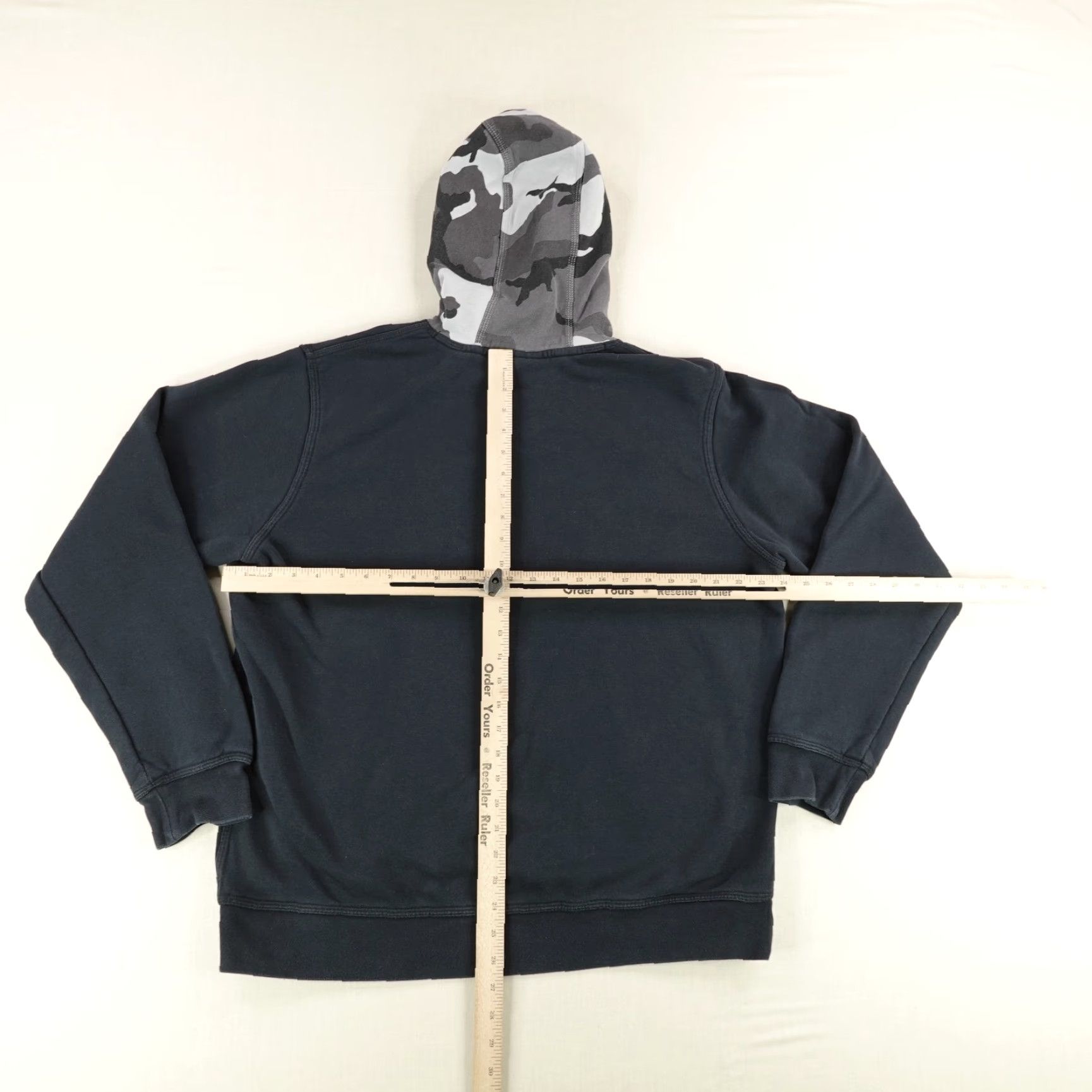 Nike Nike Hoodie Mens XL Black Gray Camo Camouflage Pullover Sweatshirt Warmup Gym Size US XL / EU 56 / 4 - 7 Thumbnail