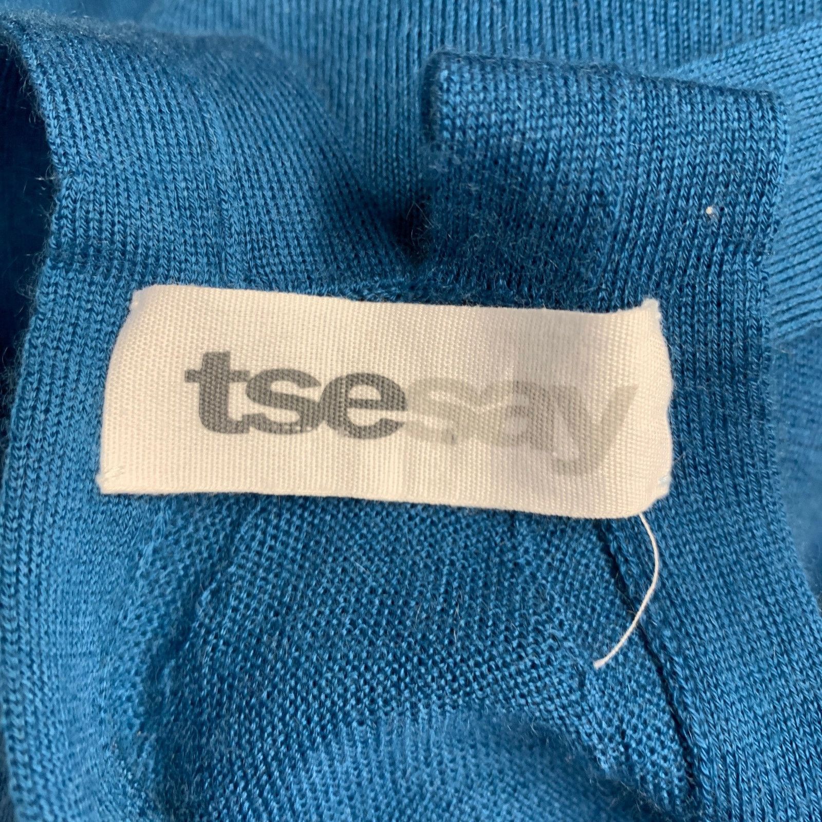 Tse TSE Size L Blue Racerback Casual Top Size L / US 10 / IT 46 - 4 Thumbnail