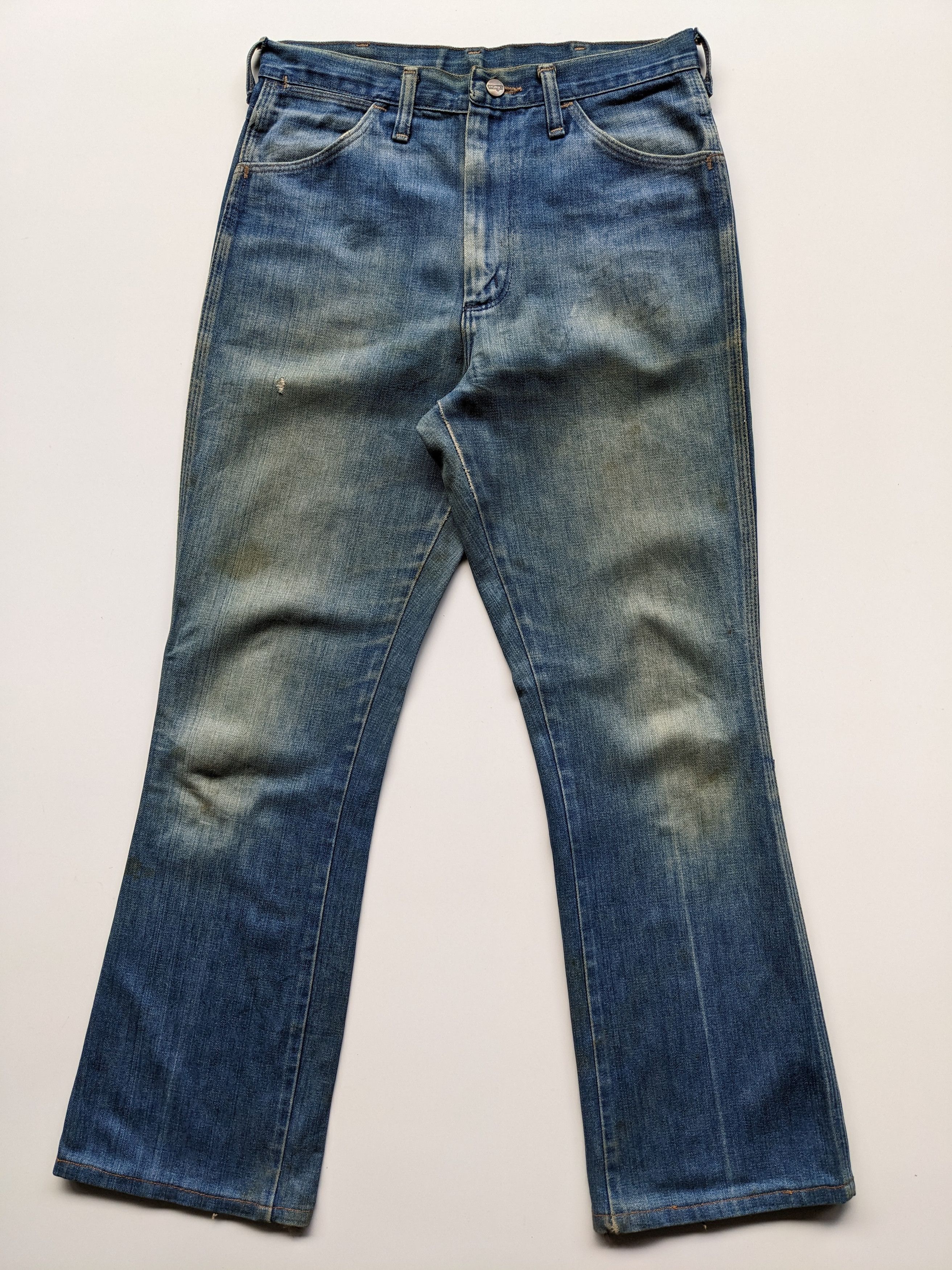 Vintage × Wrangler Vintage 70s Wrangler flare jeans Size US 31 - 1 Thumbnail