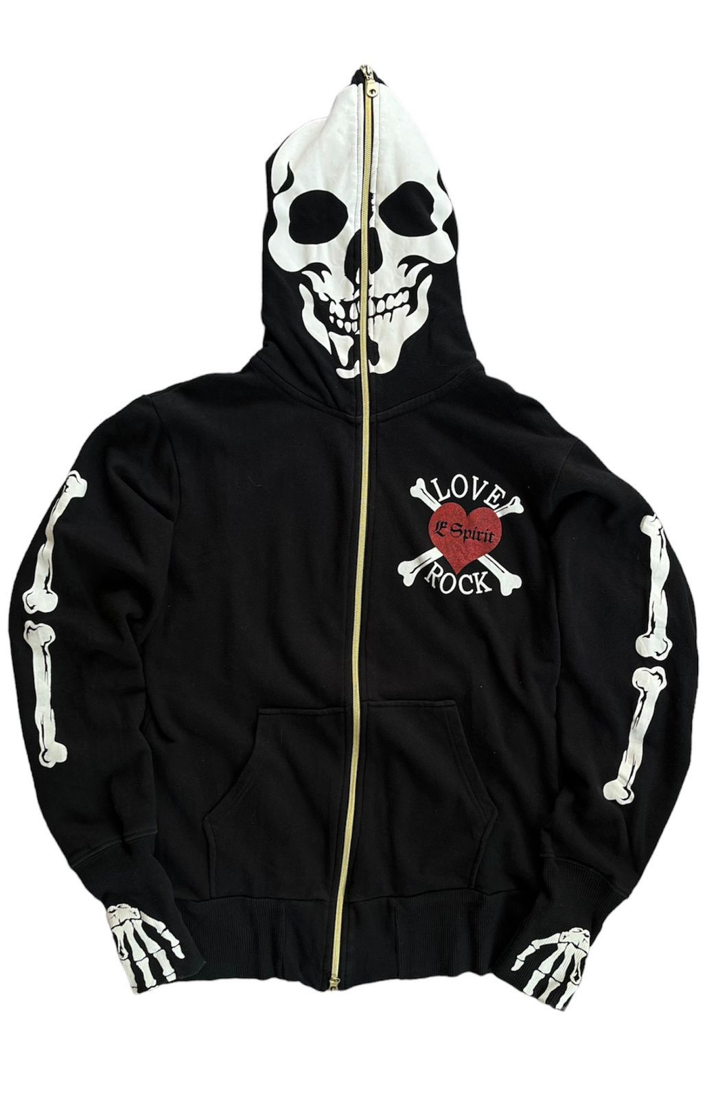 If Six Was Nine Dangerous Warning Skeleton Zip Hoodie Size US L / EU 52-54 / 3 - 1 Thumbnail