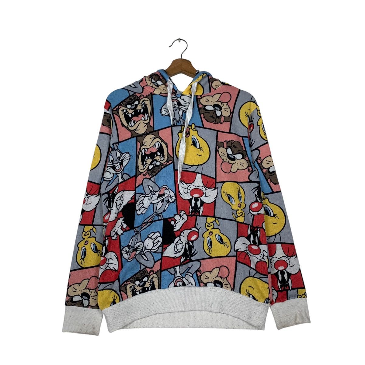 Cartoon Network LOONEY TUNES Fullprint Pullover Hoodies Sweatshirt #1348-C61 Size US M / EU 48-50 / 2 - 10 Thumbnail