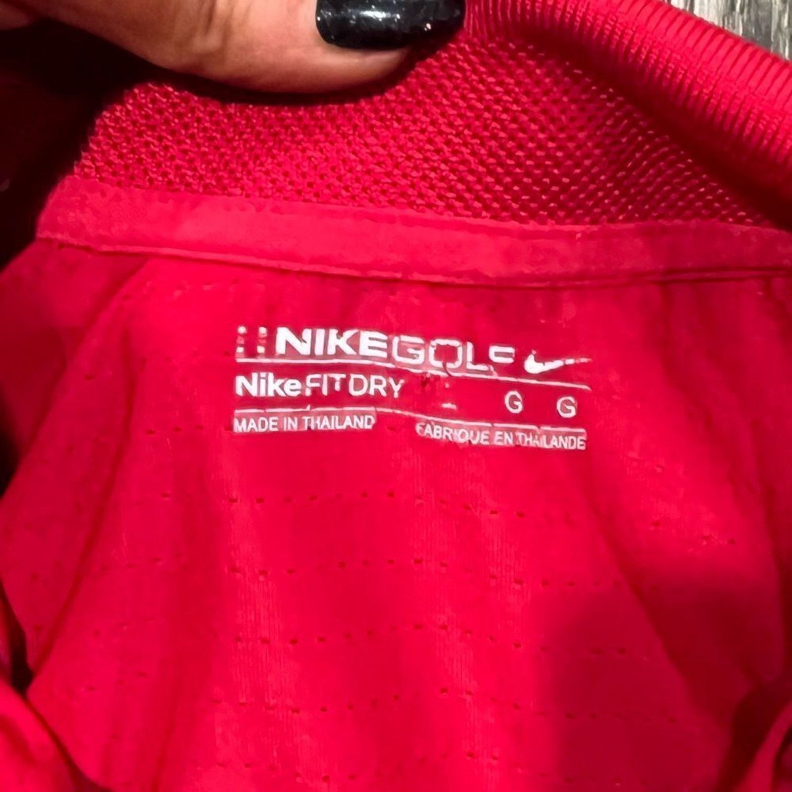 Nike Nike Dri-Fit Polo Shirt Golf Short Sleeve Button Front Siz L Size US L / EU 52-54 / 3 - 4 Thumbnail