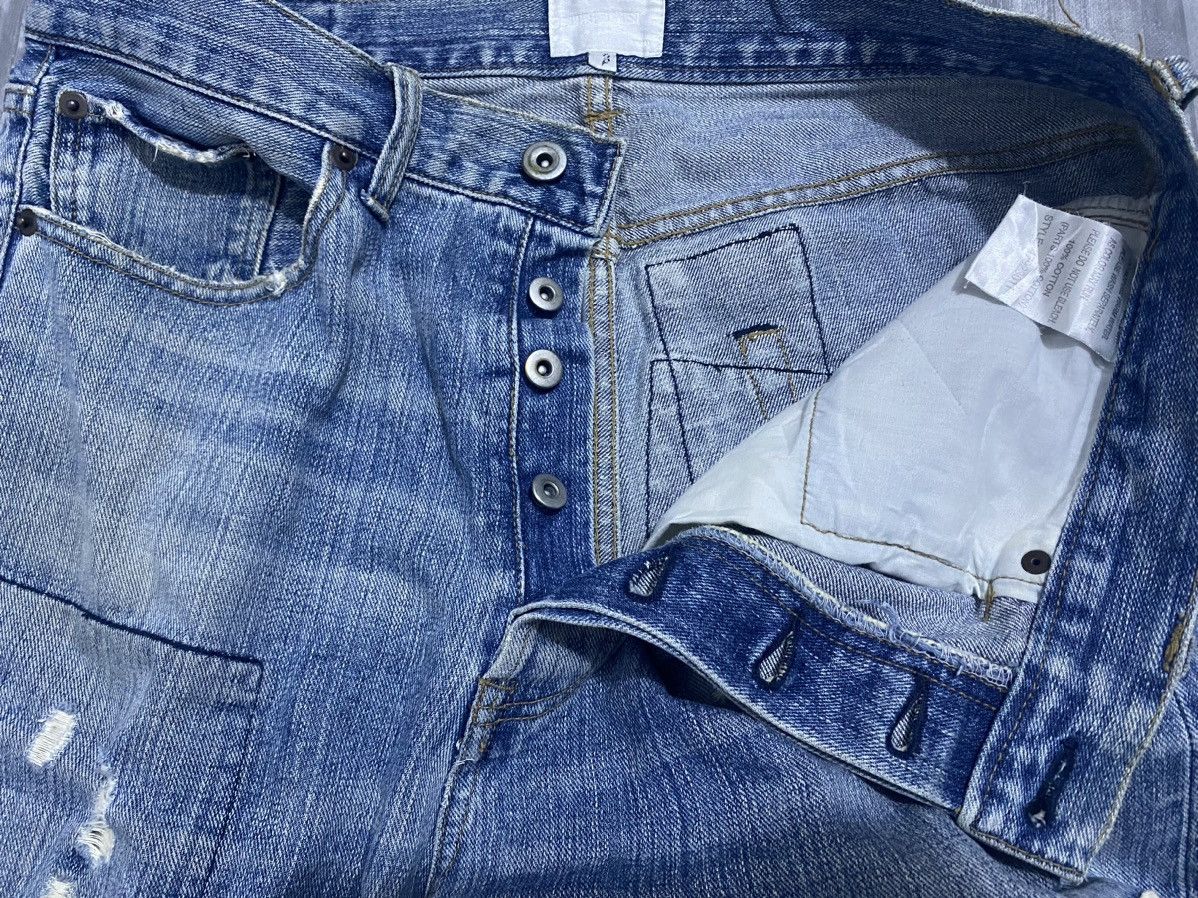 Helmut Lang Exhibitionist Patchwork Jeans Size US 33 - 7 Thumbnail