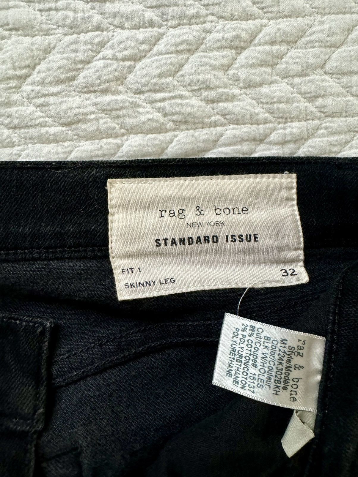Rag & Bone [4 pack] Rag & Bone Fit 1 skinny jeans Size US 33 - 6 Thumbnail