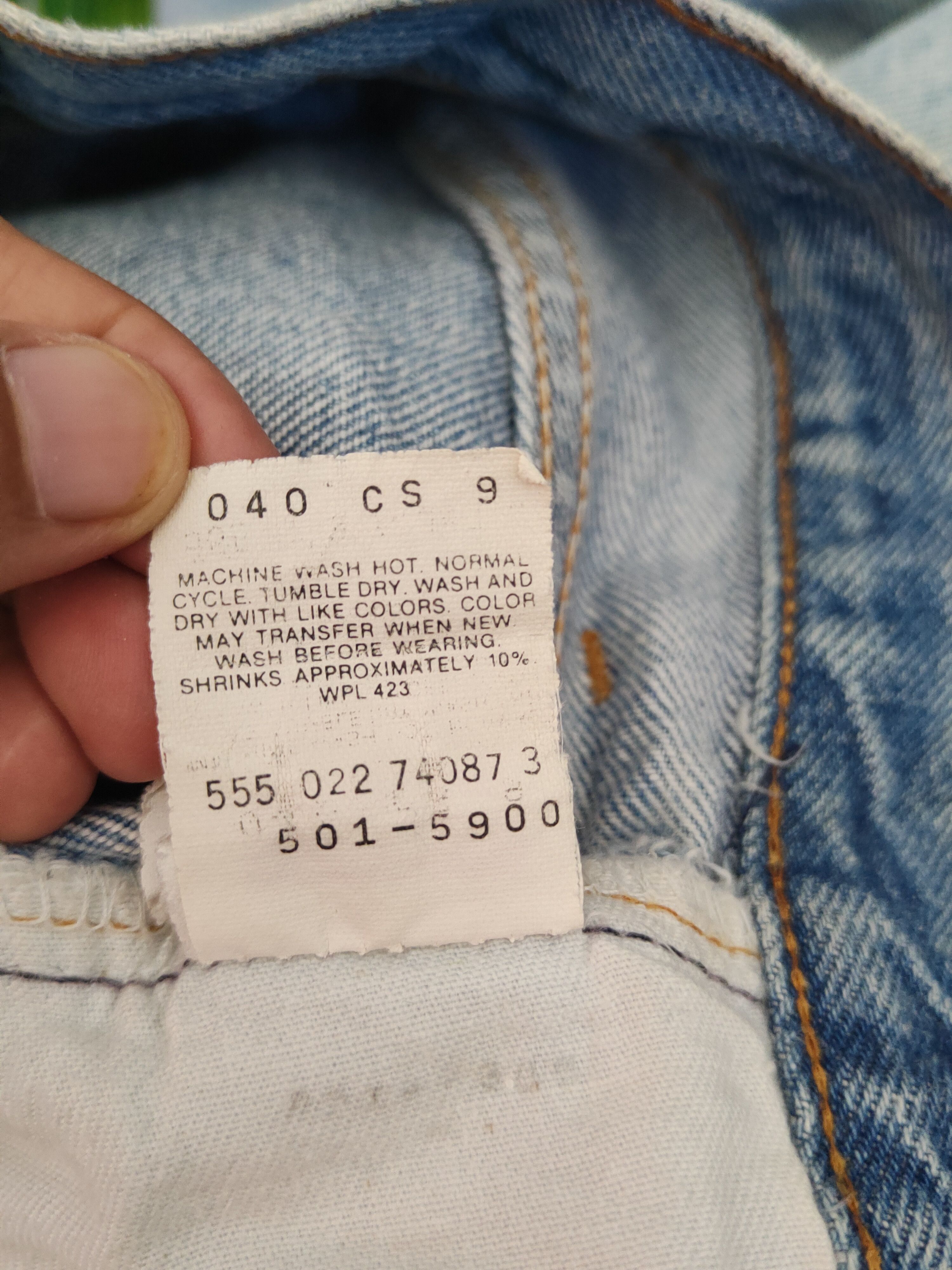 Levi's Levi's Blue Faded Distressed Ripped Jeans #S1653 Size US 30 / EU 46 - 19 Thumbnail