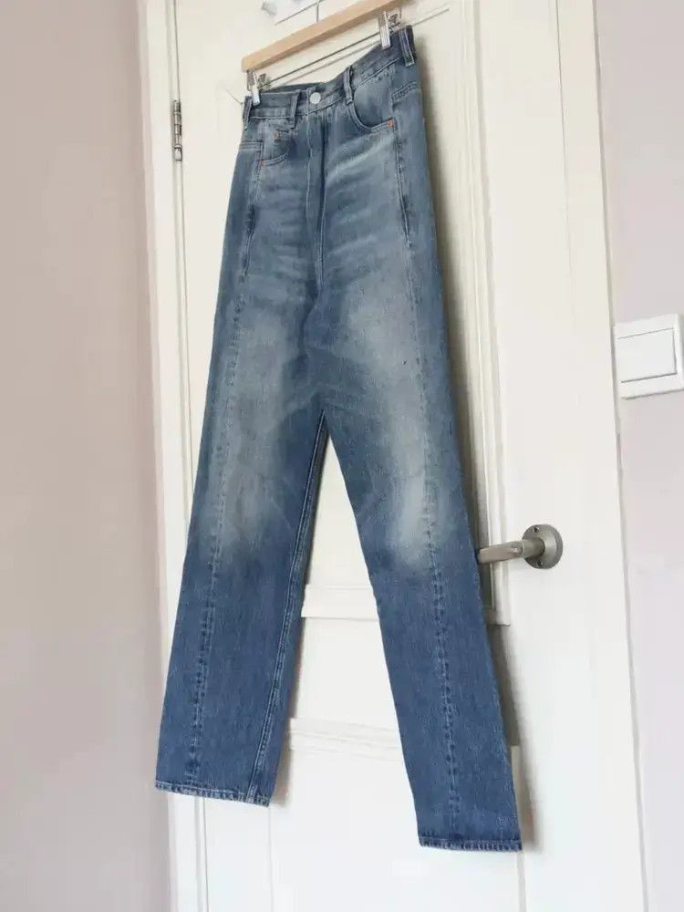 Martine Rose Sz S Martine Rose Twisted Zipped Denim-2507 Size US 28 / EU 44 - 8 Thumbnail