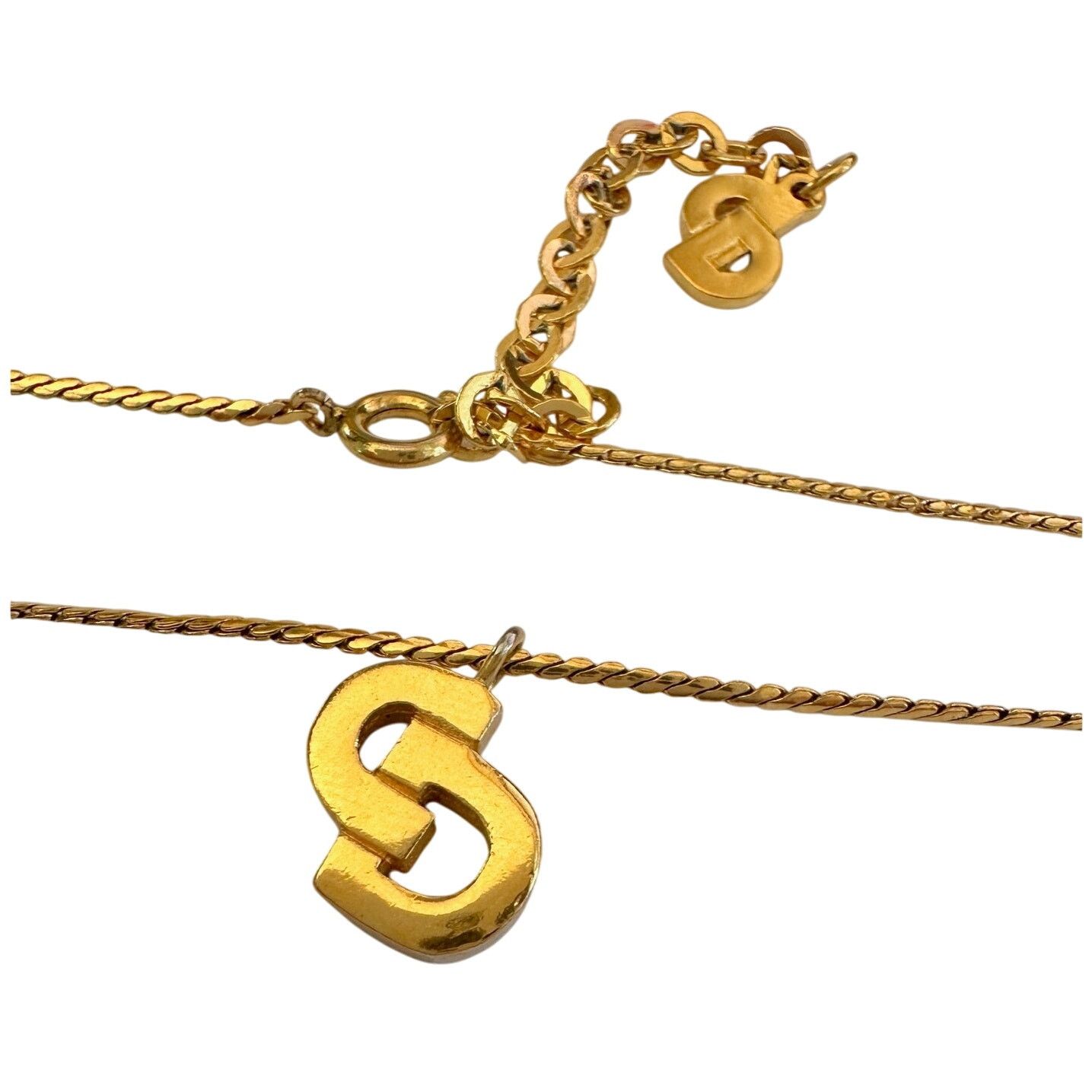 Dior Christian Dior Offset CD Initial Necklace Size ONE SIZE - 2 Thumbnail