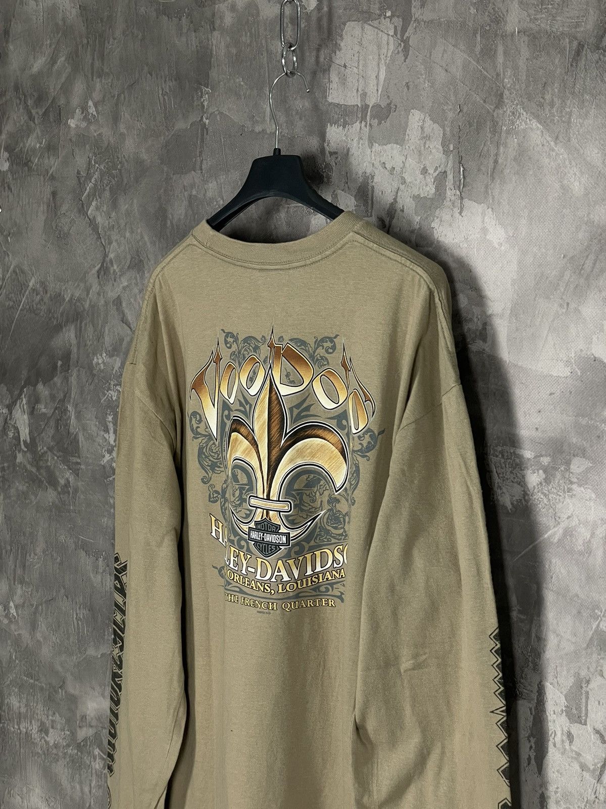 Vintage Vintage Y2K Harley Davidson Punk Long Sleeve Shirt Grunge Size US XL / EU 56 / 4 - 12 Thumbnail