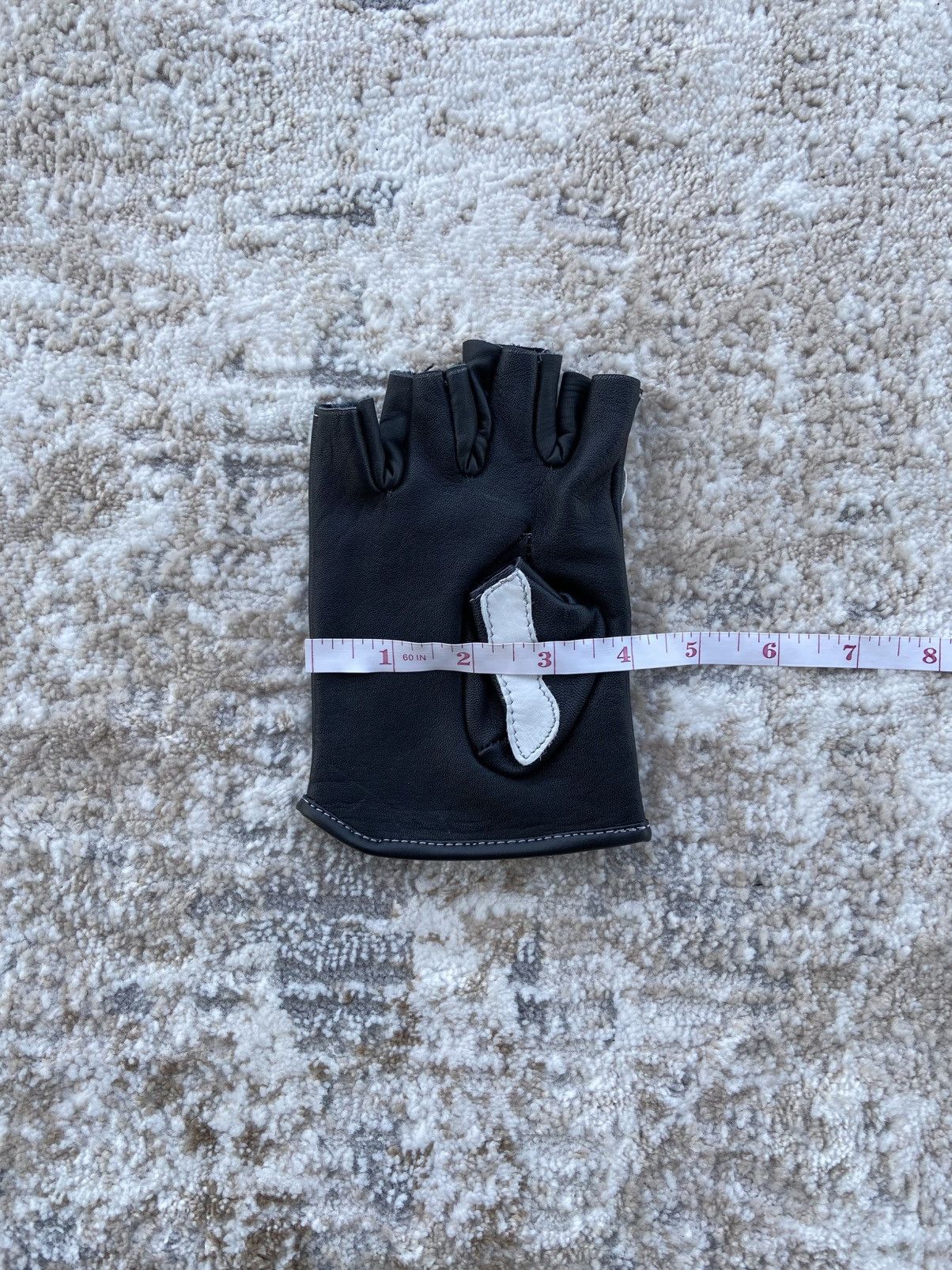 Japanese Brand Skeleton Leather Fingerless Gloves Size ONE SIZE - 4 Thumbnail