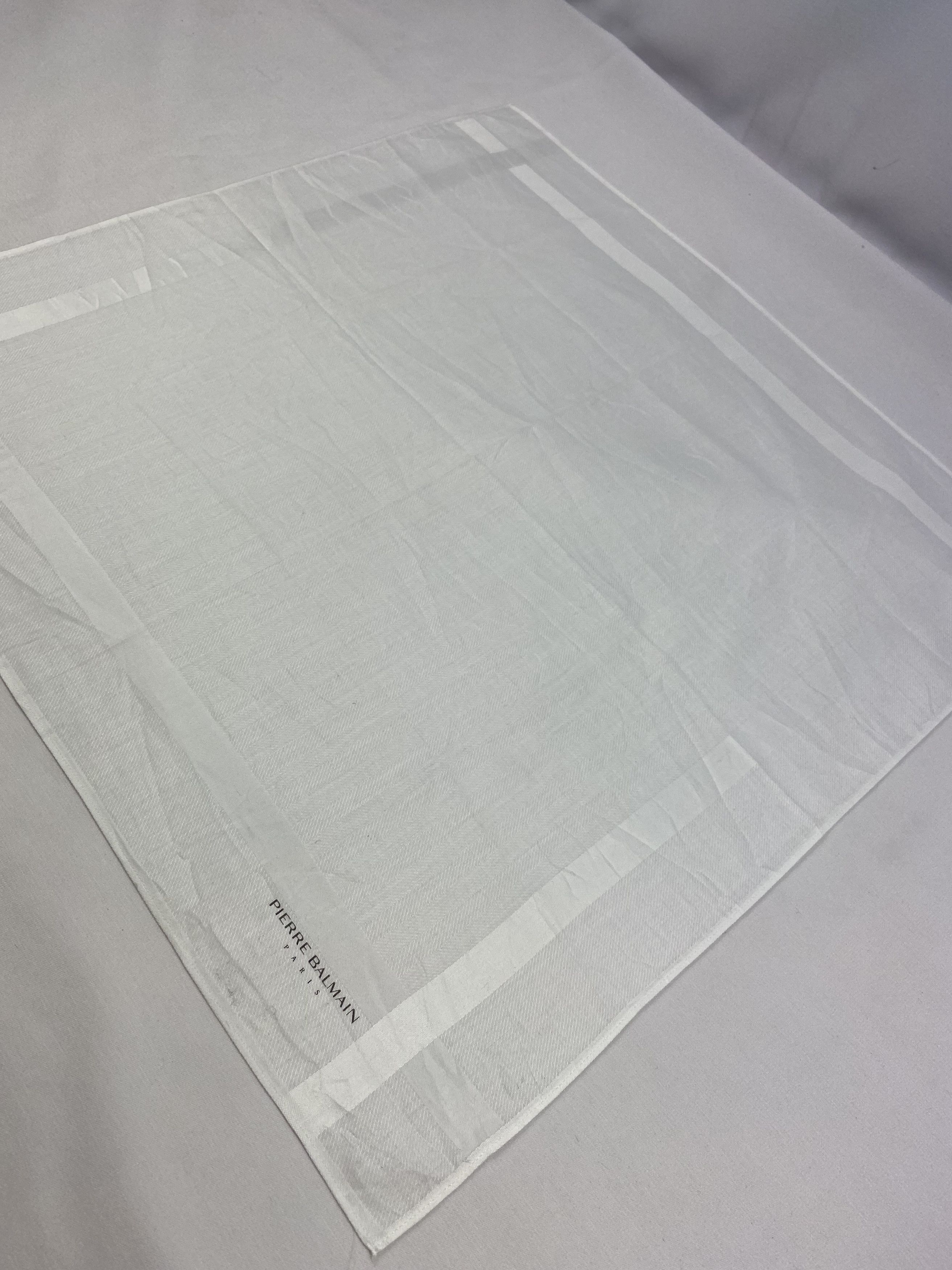 Pierre Balmain × Vintage Vintage Pierre Balmain Handkerchief / Bandana / Neckerchief Size ONE SIZE - 4 Thumbnail
