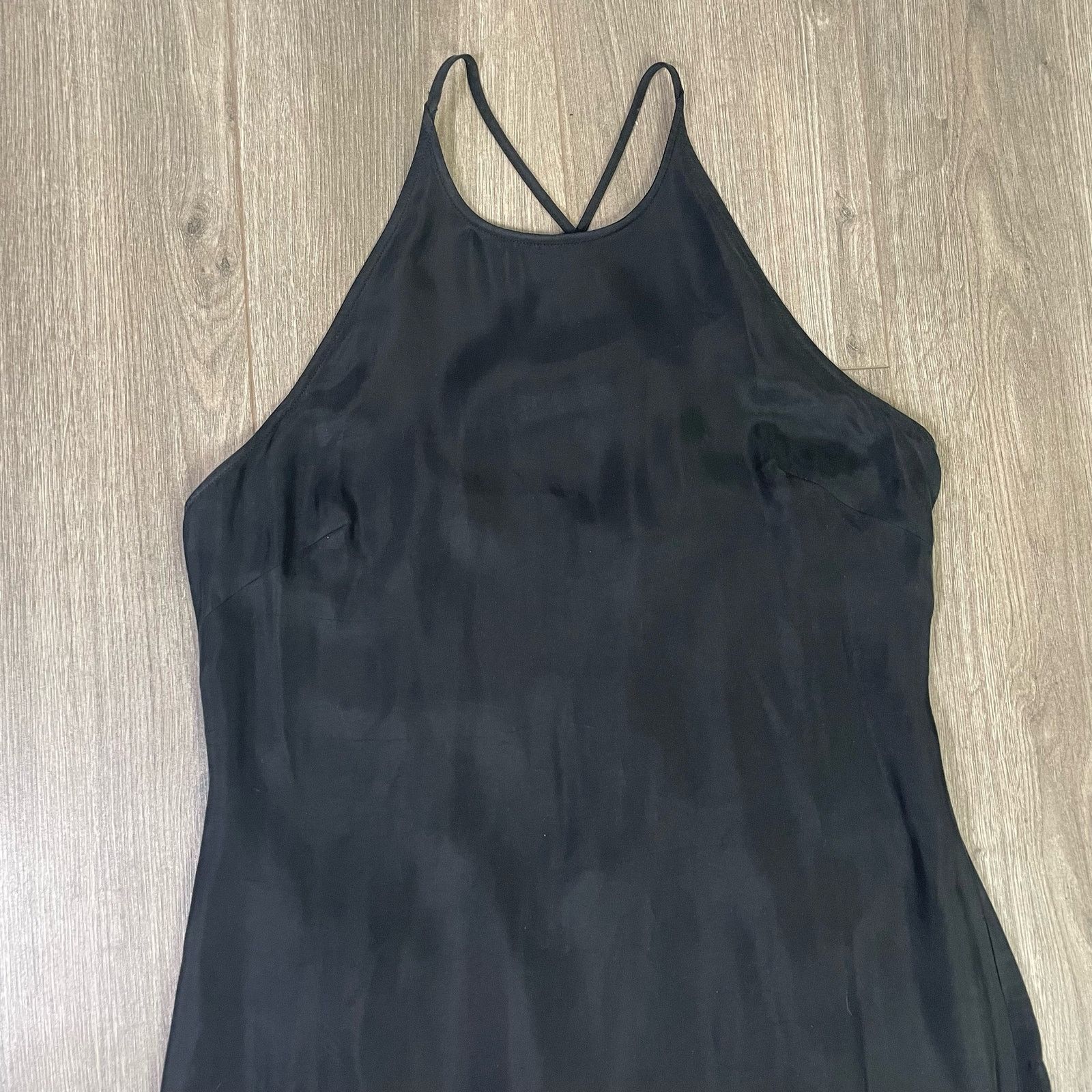 Madewell Madewell Crisscross Cupro Chic Midi Slip Dress US Women's 4 Size S / US 4 / IT 40 - 2 Thumbnail