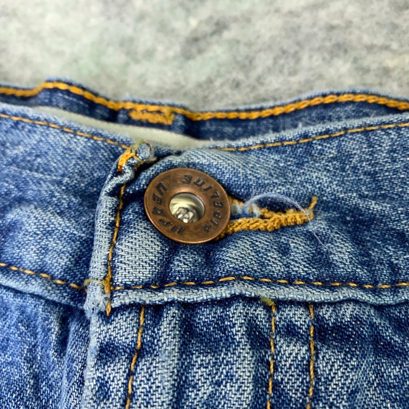 Vintage VINTAGE Urban Pipeline Jeans Mens 38x30 Blue Straight Leg Relaxed Distressed 90s Jeans Mens Size US 38 / EU 54 - 3 Thumbnail