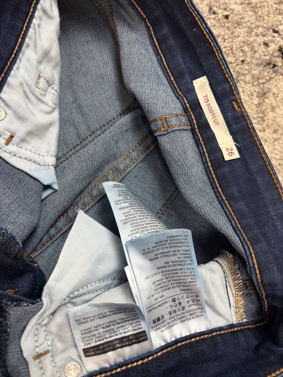 Levi's Levi's 715 Dark Indigo Bootcut Denim Pants W26 L32 Size 26" / US 2 / IT 38 - 13 Thumbnail