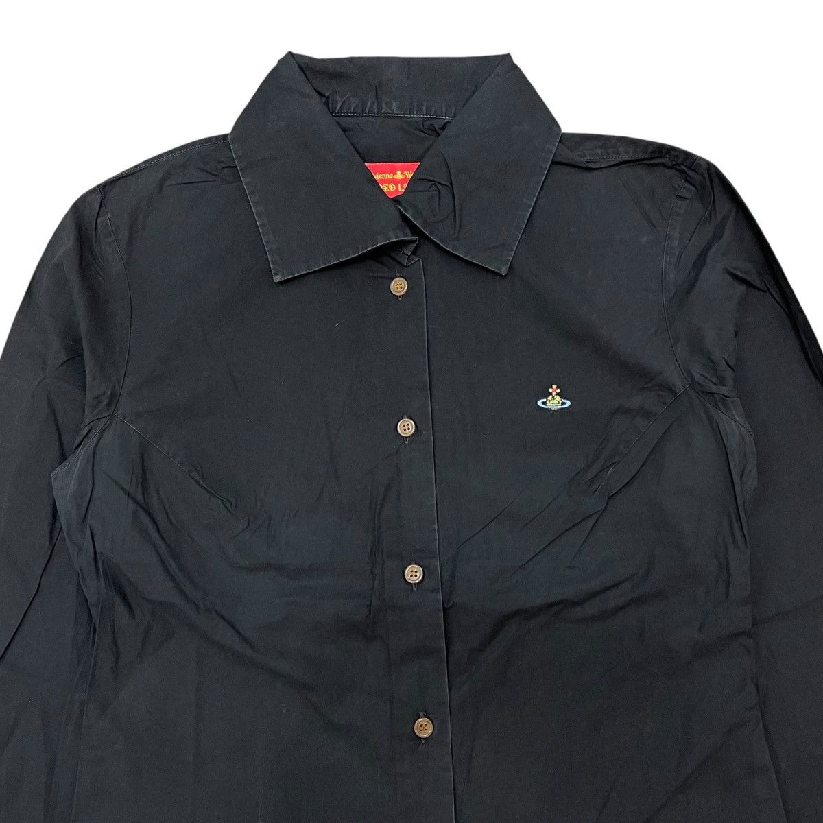 Vivienne Westwood Vivienne Westwood Red Label Small Logo Black Long Shirt Size US S / EU 44-46 / 1 - 2 Thumbnail