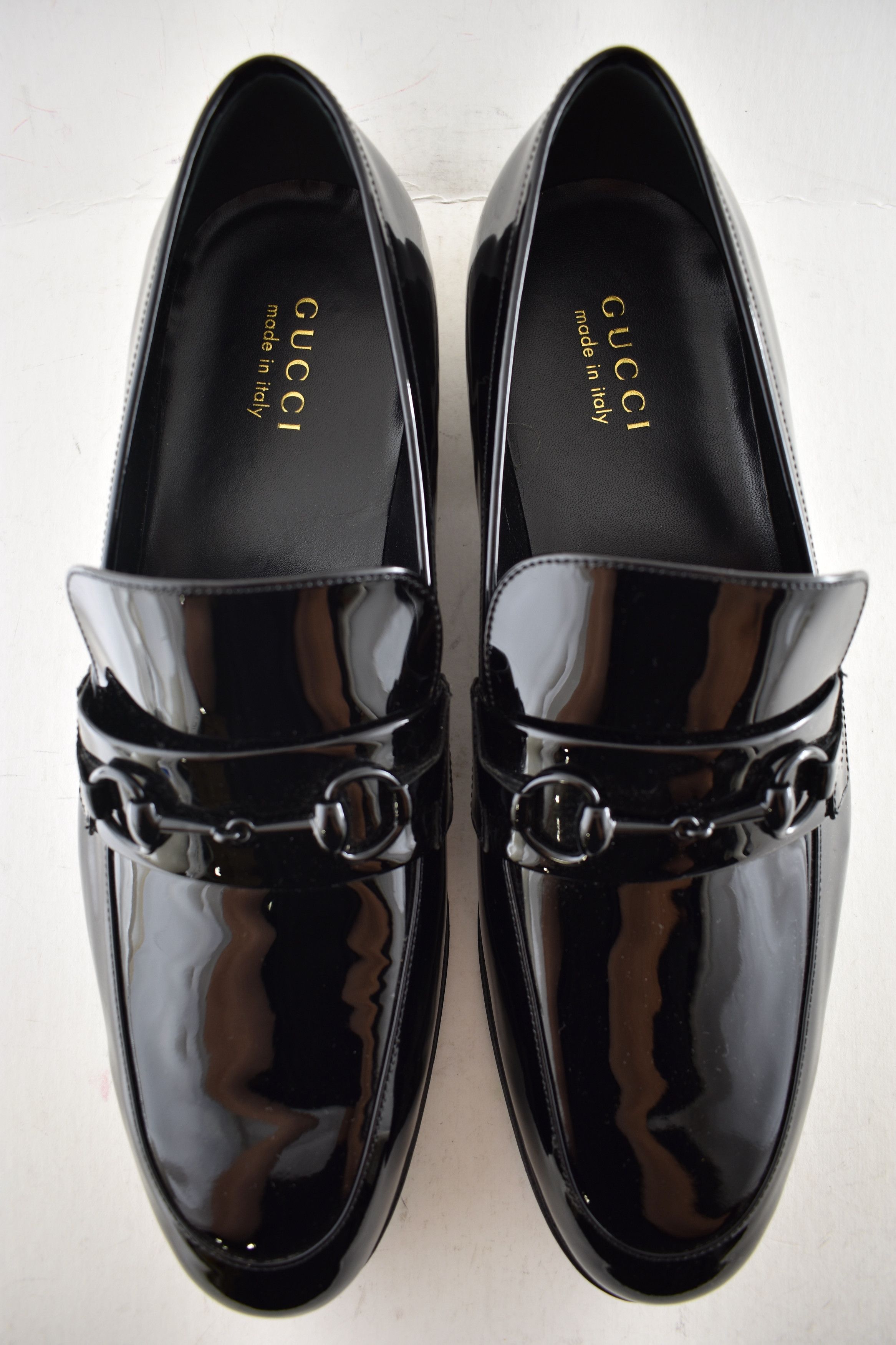 Gucci Gucci Ed Black Patent Leather Horsebit Loafer G 13 US 14 Size US 14 / EU 47 - 10 Thumbnail