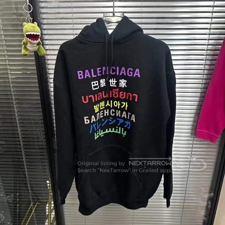Balenciaga Balenciaga Seven Language Hoodie XS. Size US XS / EU 42 / 0 - 1 Thumbnail