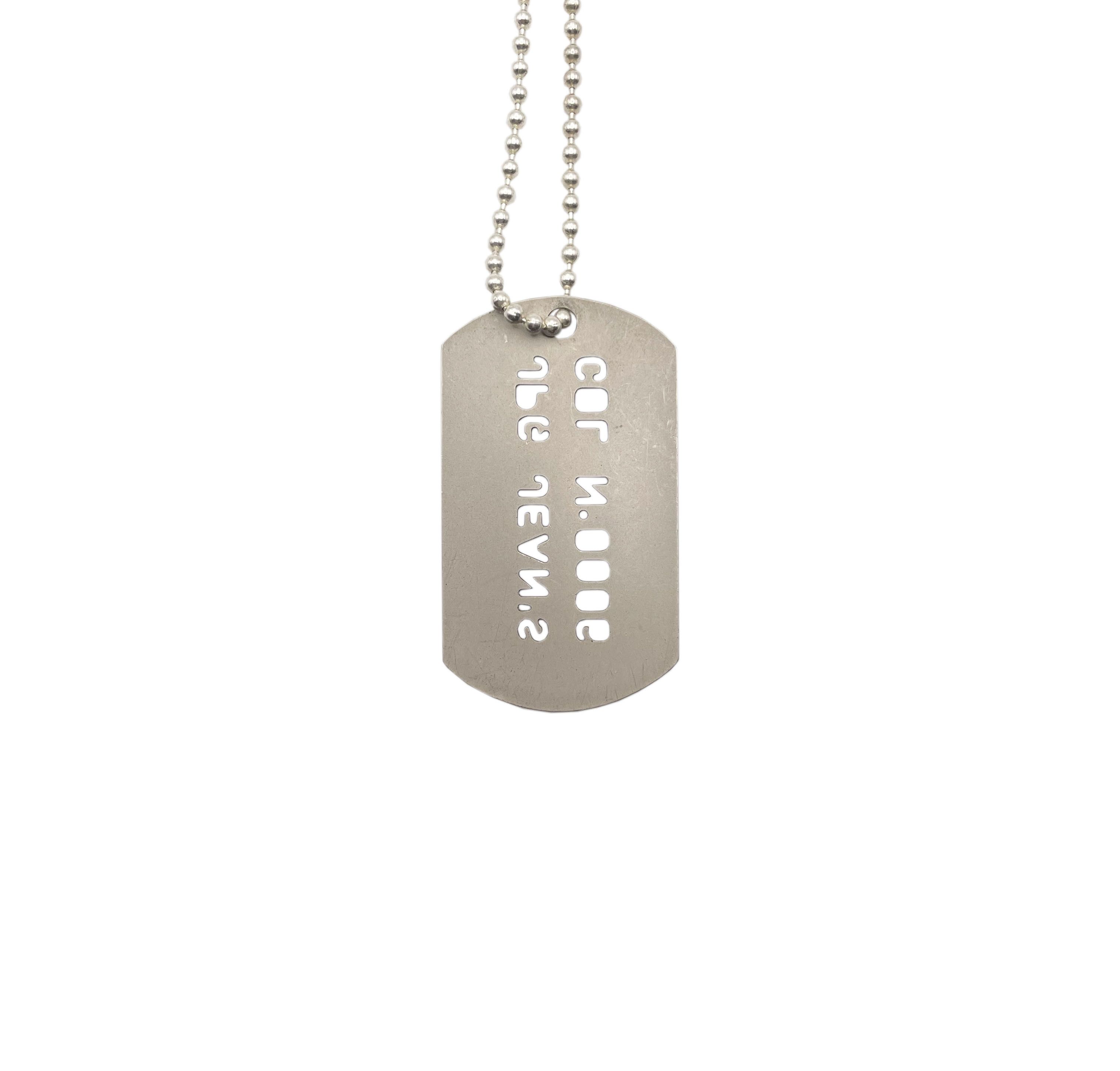 Dog Tag Necklace