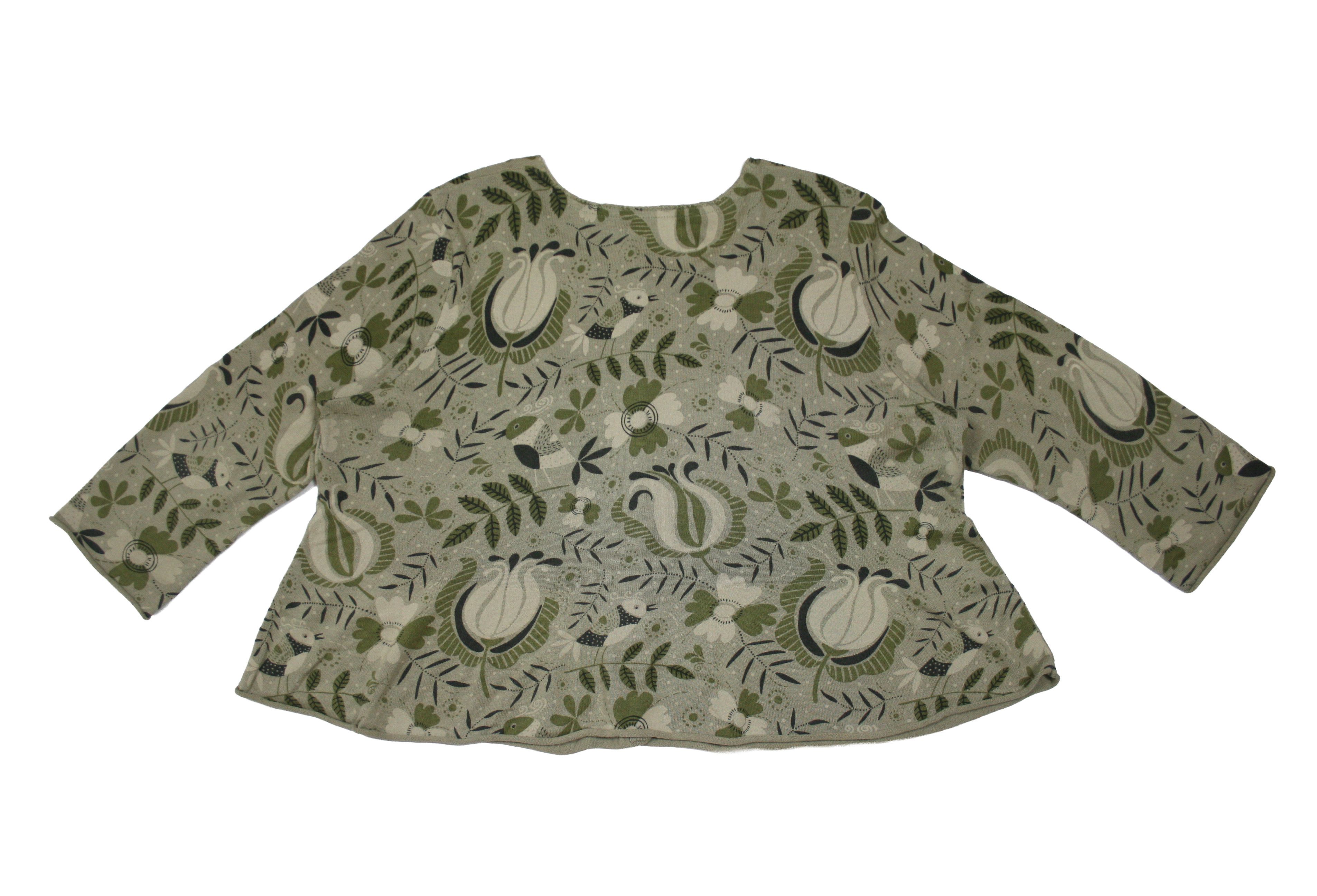 Gudrun Sjoden Floral Pattern Cardigan Size XL / US 12-14 / IT 48-50 - 2 Thumbnail