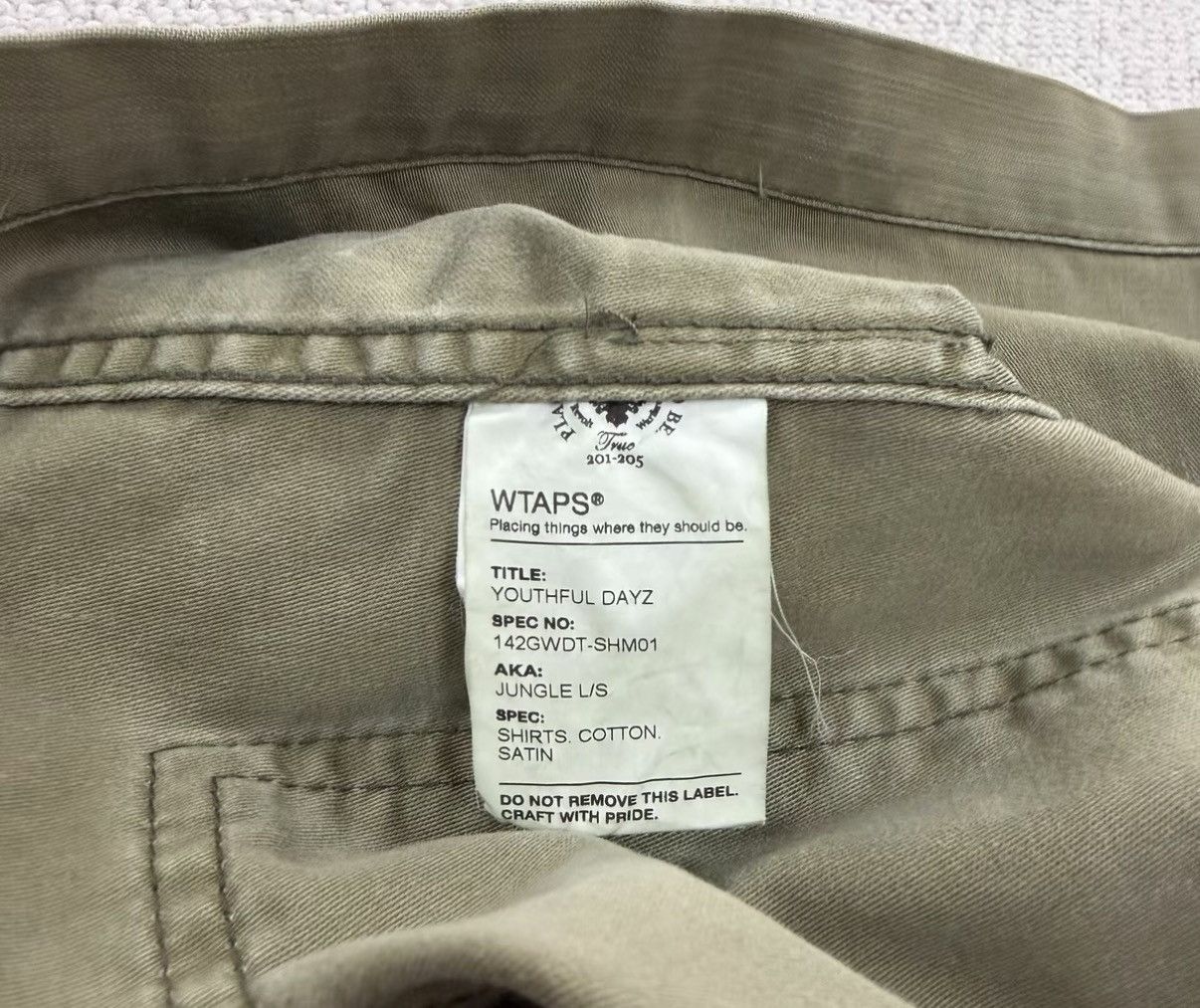 Wtaps WTAPS 14SS JUNGLE L/S SHIRTS Four-Pocket Shirt J16 Size US S / EU 44-46 / 1 - 6 Thumbnail