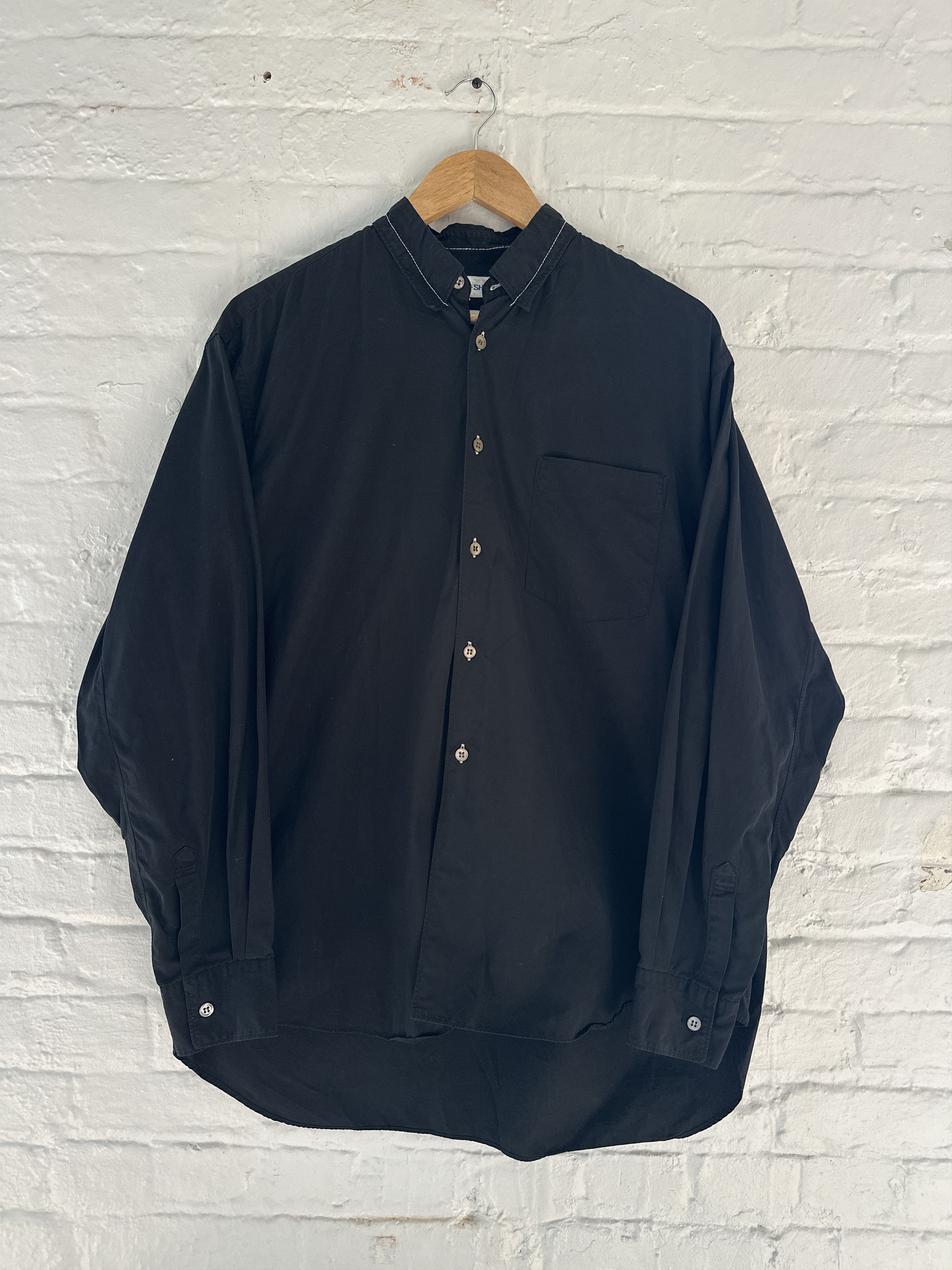Comme des Garcons Comme des Garcons Oversized Contrast Stitch Button Up Shirt Size US M / EU 48-50 / 2 - 1 Thumbnail