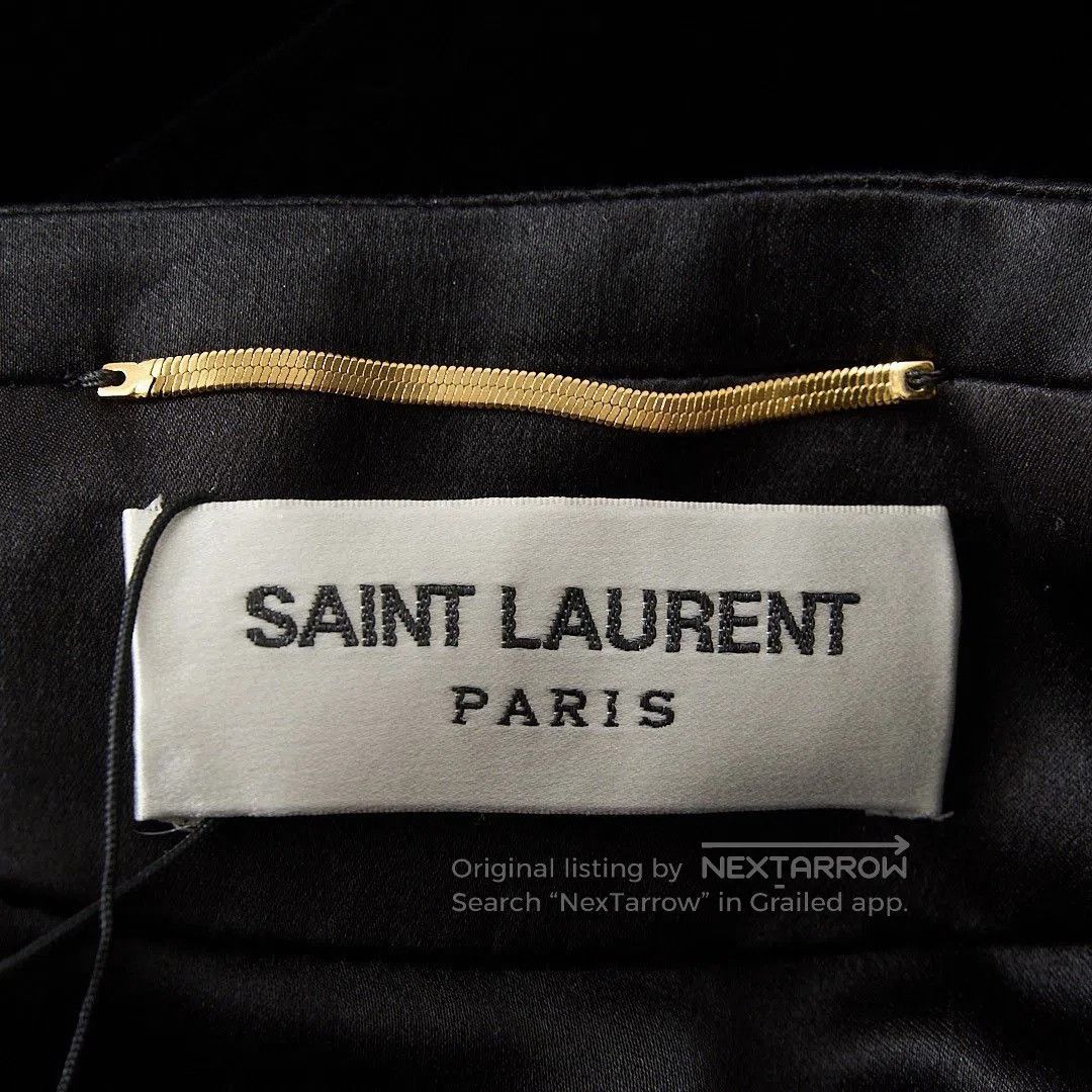 Saint Laurent Paris Saint Laurent Bell Sleeve Backless Velvet Dress. Size S / US 4 / IT 40 - 4 Thumbnail