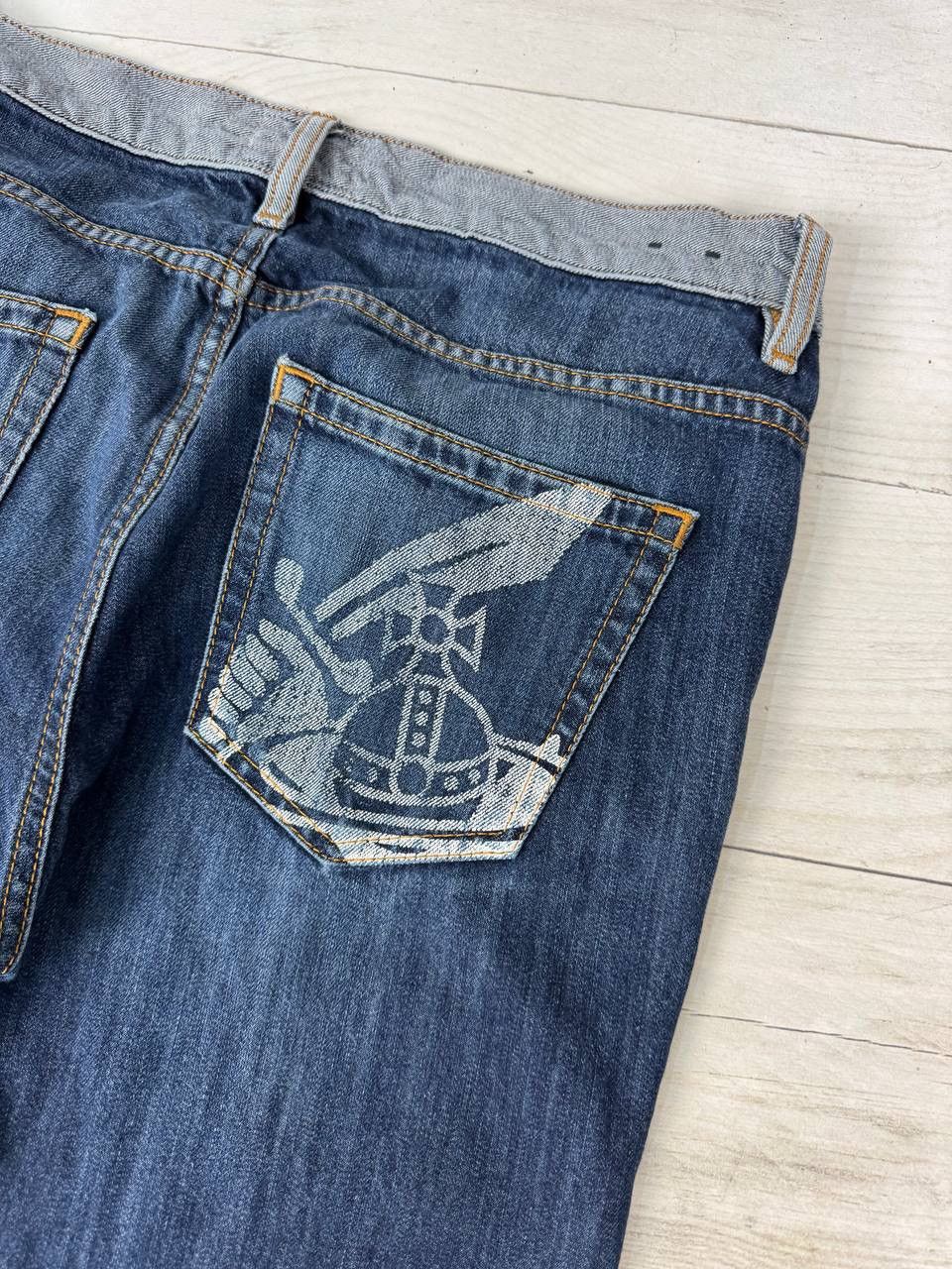 Vivienne Westwood Vivienne Westwood Anglomania Denim Jeans Big Logo Y2K Size US 30 / EU 46 - 18 Thumbnail