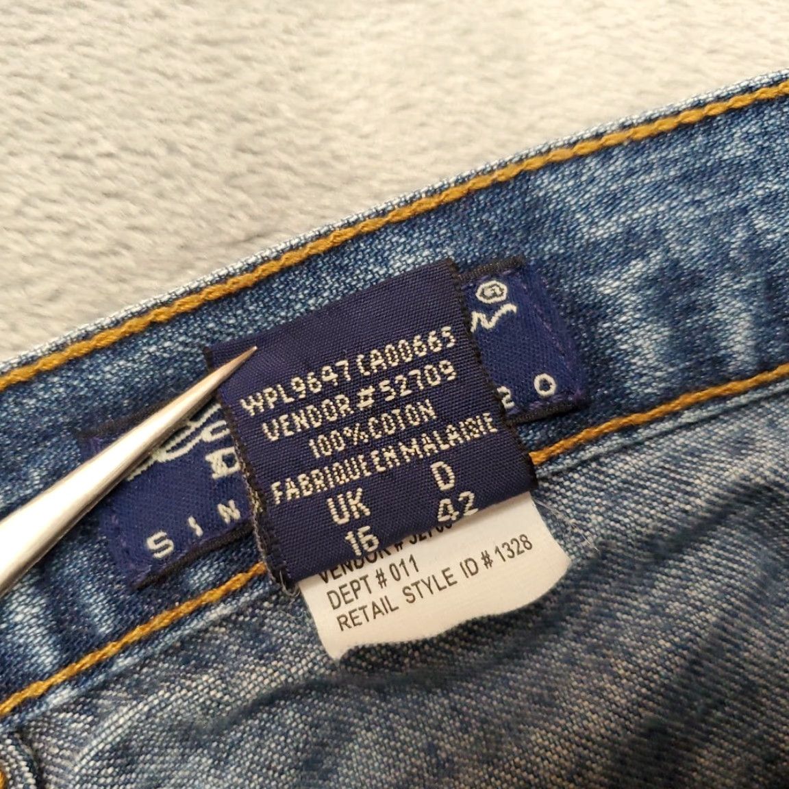 Eddie Bauer VINTAGE Eddie Bauer Jeans Womens 12 Faded Blue Denim Everyday Comfort Pants Size 34" / US 12 / IT 48 - 4 Thumbnail