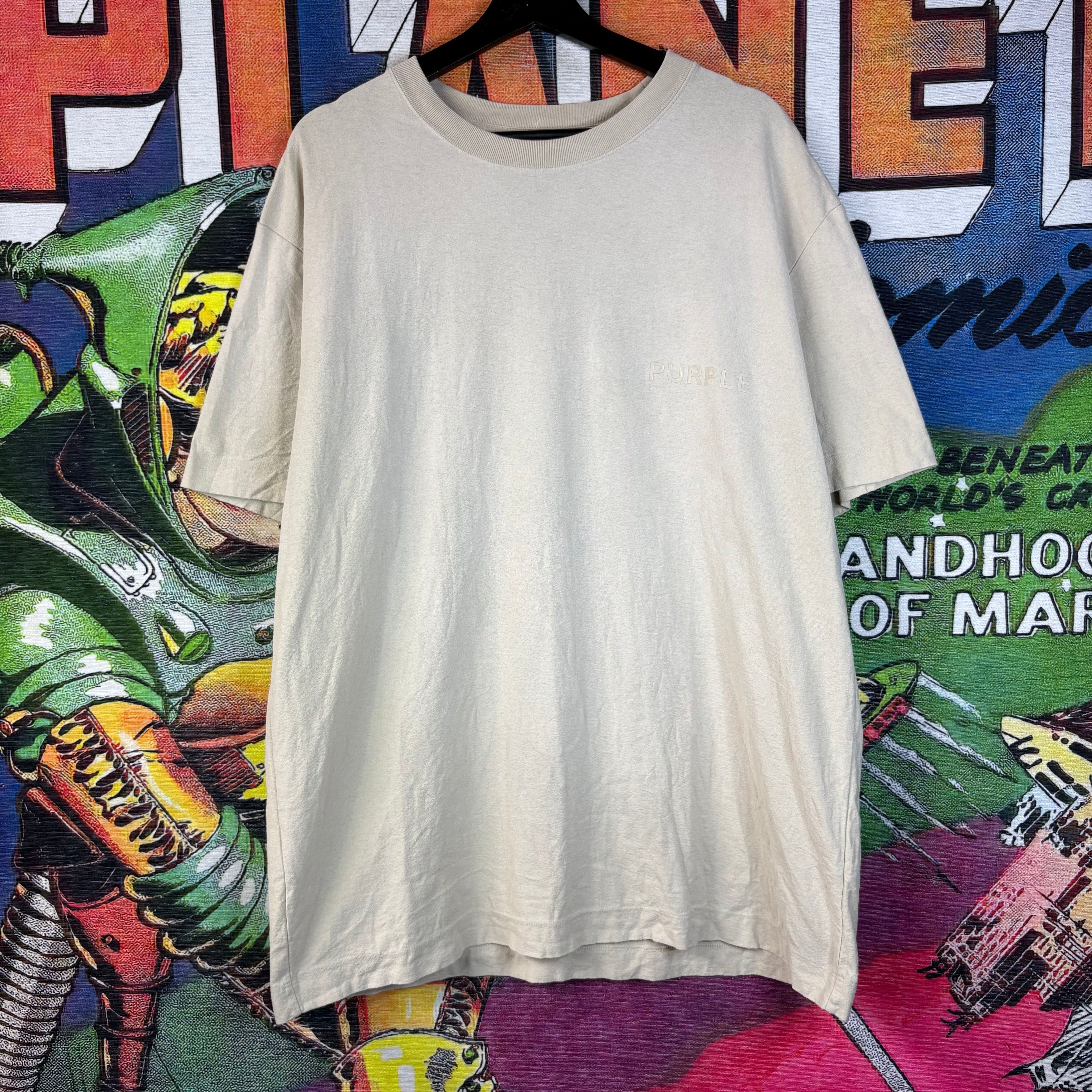 Purple Brand Purple Brand Beige Tee Size XL Size US XL / EU 56 / 4 - 1 Thumbnail