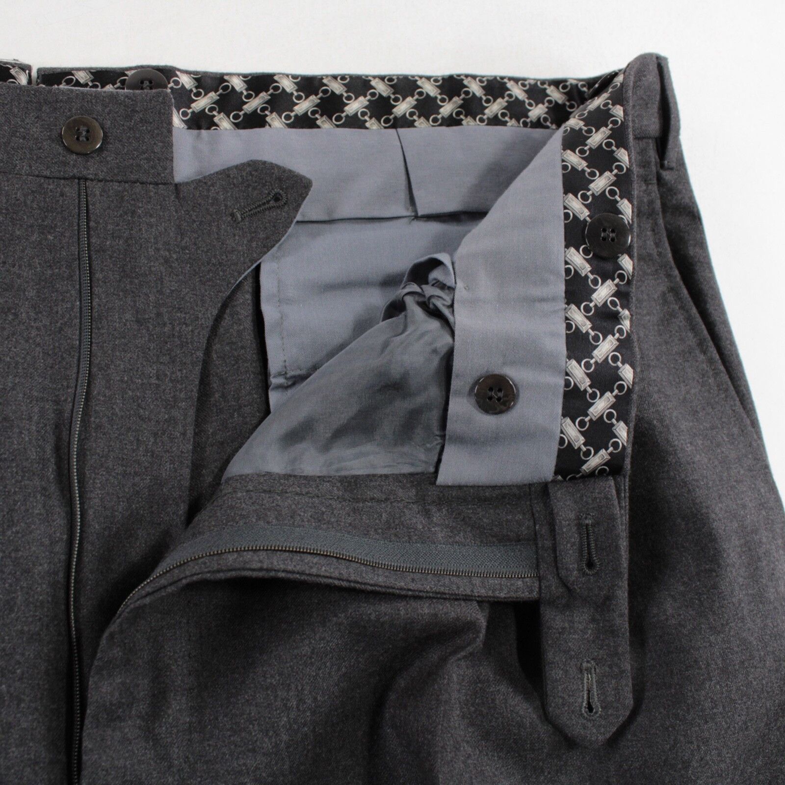 Zilli ZILLI New with tags Dress Pants Size 42 US In Gray Size US 42 / EU 58 - 3 Thumbnail