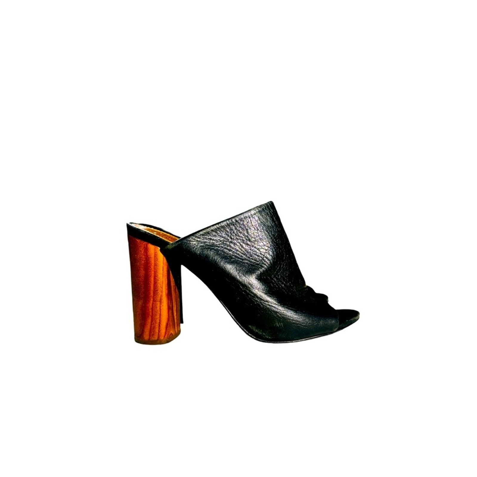 Tory Burch TORY BURCH LEATHER CLOGS Size US 7 / IT 37 - 2 Thumbnail