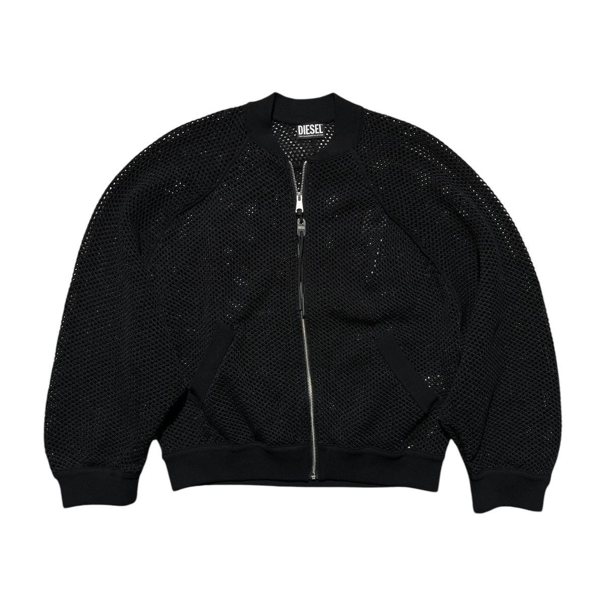 Diesel Mesh netted boxy bomber Size US S / EU 44-46 / 1 - 1 Thumbnail