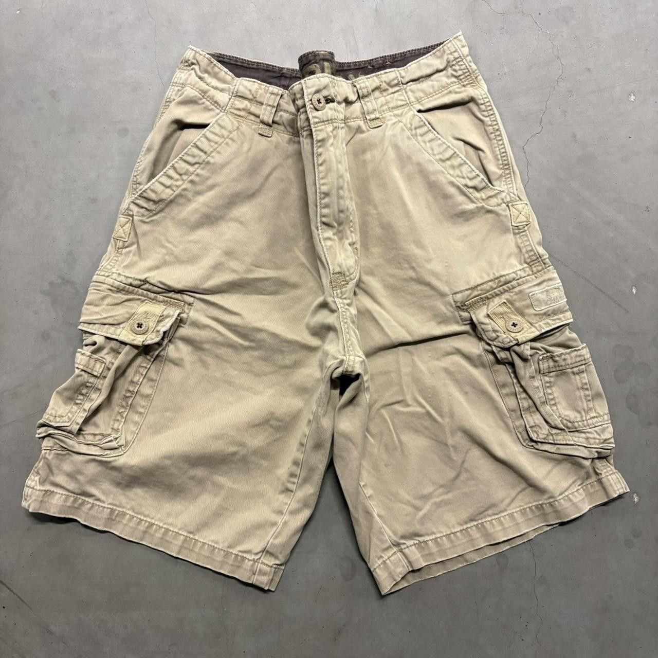UNIONBAY Crazy Vintage Y2K/2000s Union Bay Spring Summer Vibes Chill Khaki Cargo Shorts! Size US 34 / EU 50 - 1 Thumbnail