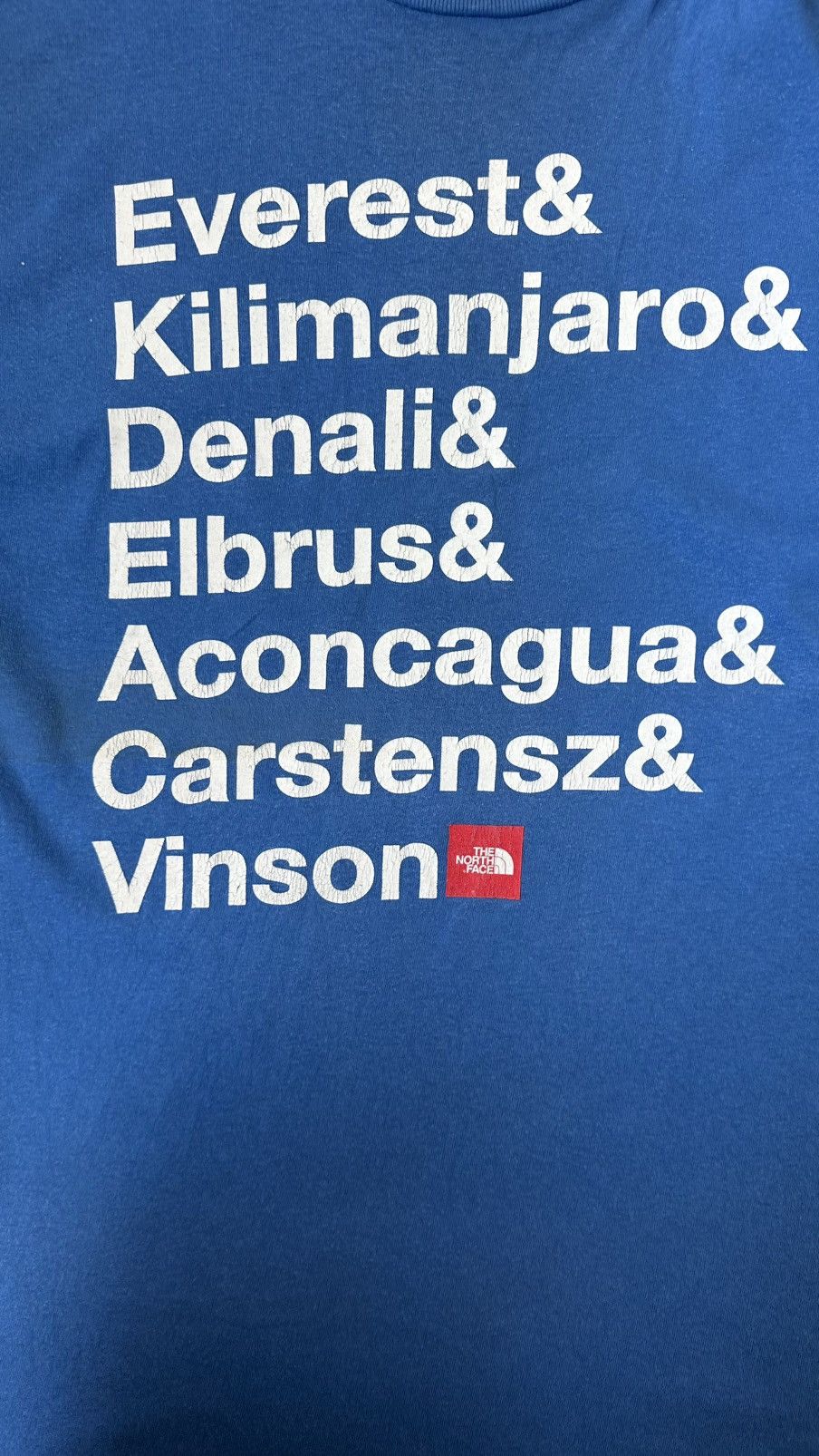 The North Face VINTAGE THE NORTH FACE SEVEN SUMMITS TEE Size US M / EU 48-50 / 2 - 2 Thumbnail