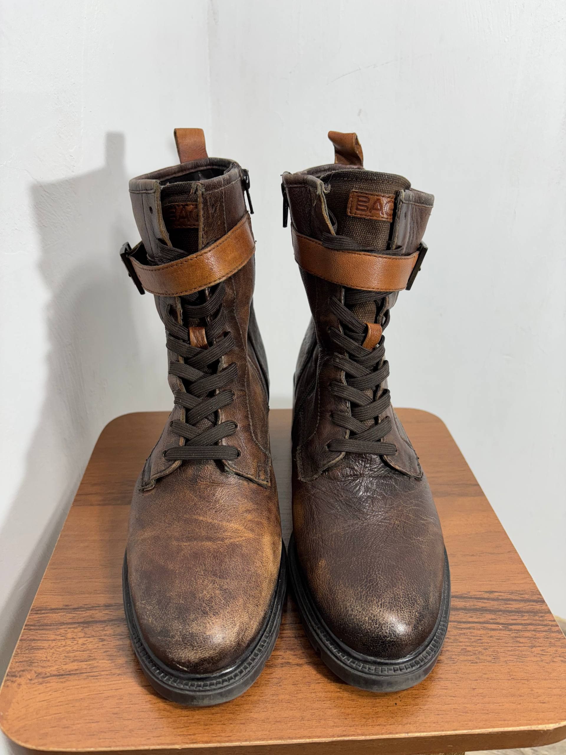 Vintage Vintage Stoned Leather High Boots Size US 9 / IT 39 - 2 Thumbnail