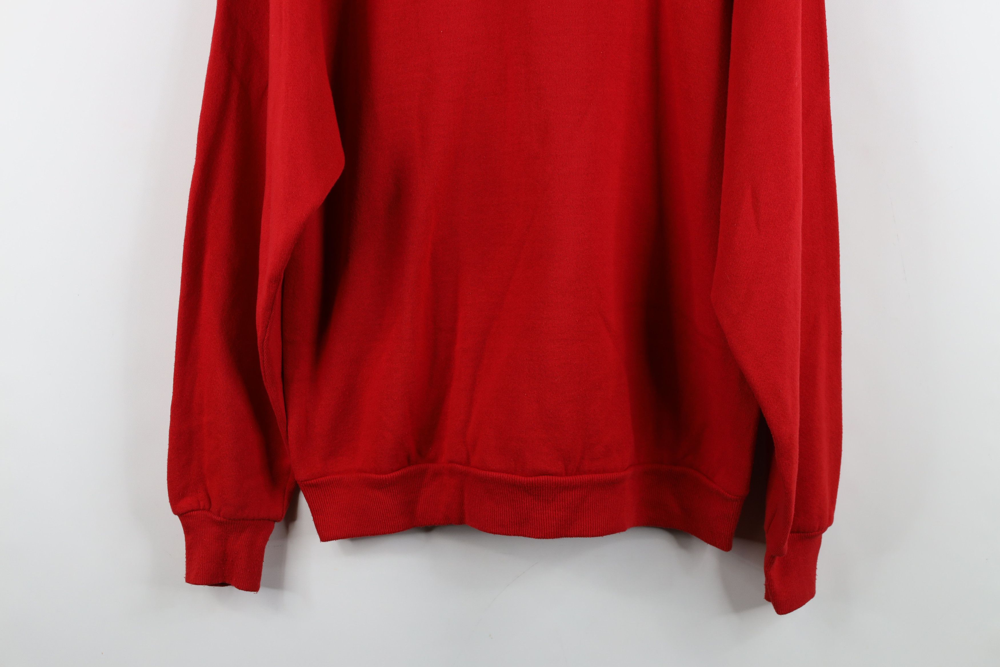 Vintage Vintage 90s Streetwear Winter Snow Birds Sweatshirt Red USA Size M / US 6-8 / IT 42-44 - 13 Thumbnail