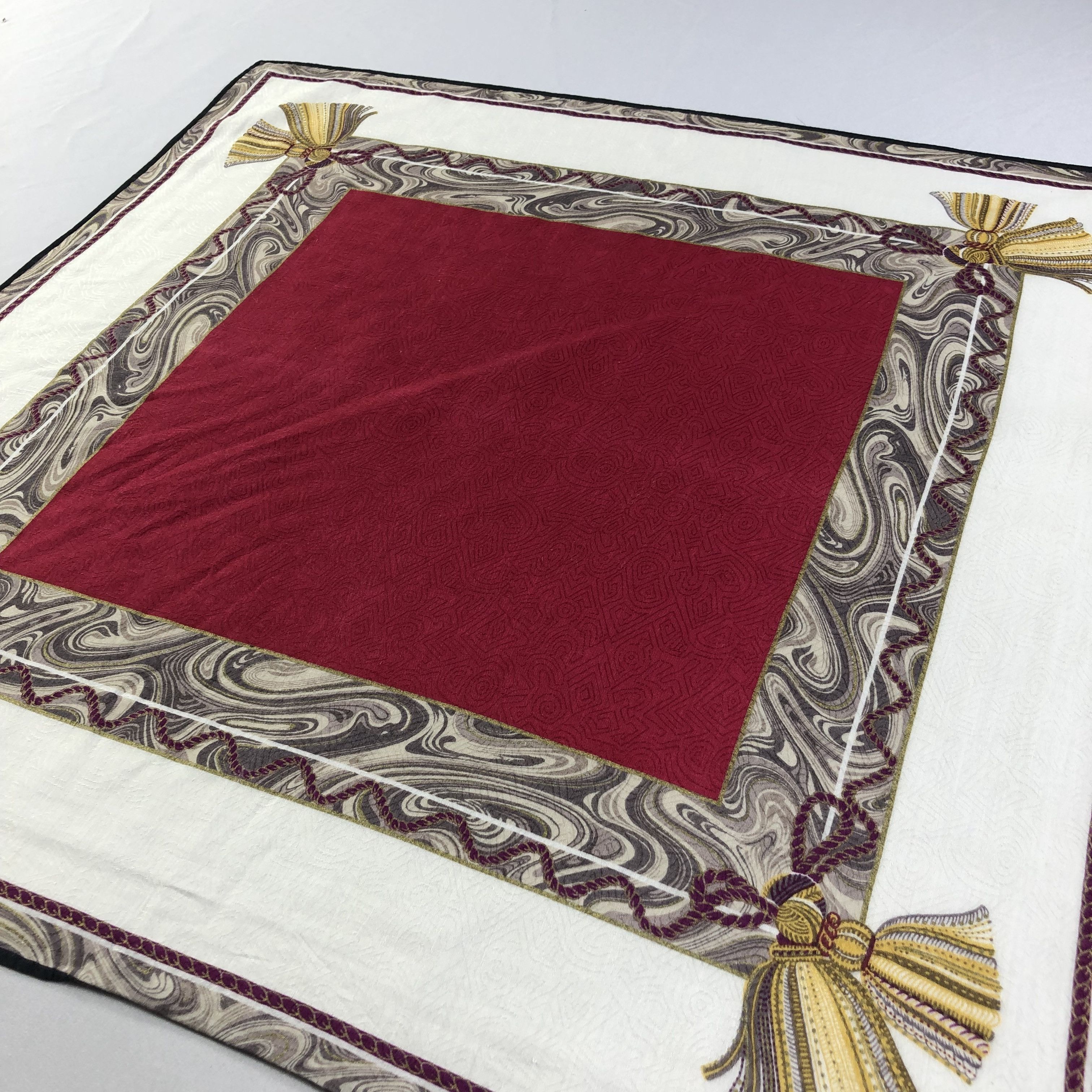 Lanvin Lanvin Tassels Handkerchief Neckerchief Bandana H1901 Size ONE SIZE - 3 Thumbnail