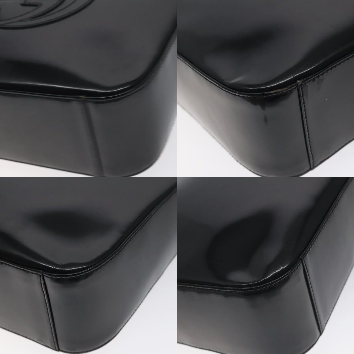 Gucci GUCCI Shoulder Bag Patent Leather Black 000 1013 000 1013 Size ONE SIZE - 10 Thumbnail