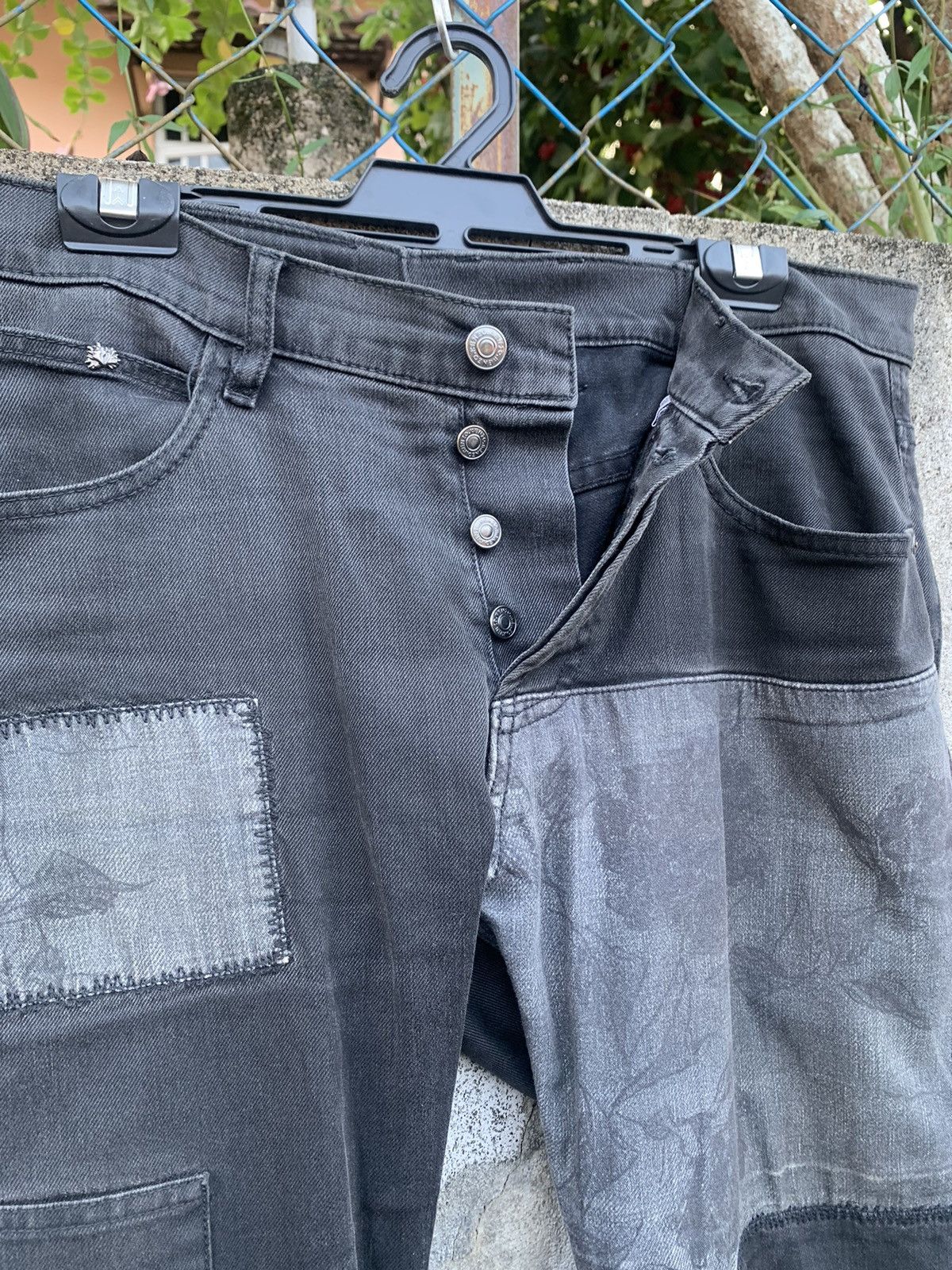 Designer × Japanese Brand × Kenzo Kenzo Patchwork Denim Nice Design Size US 33 - 7 Thumbnail