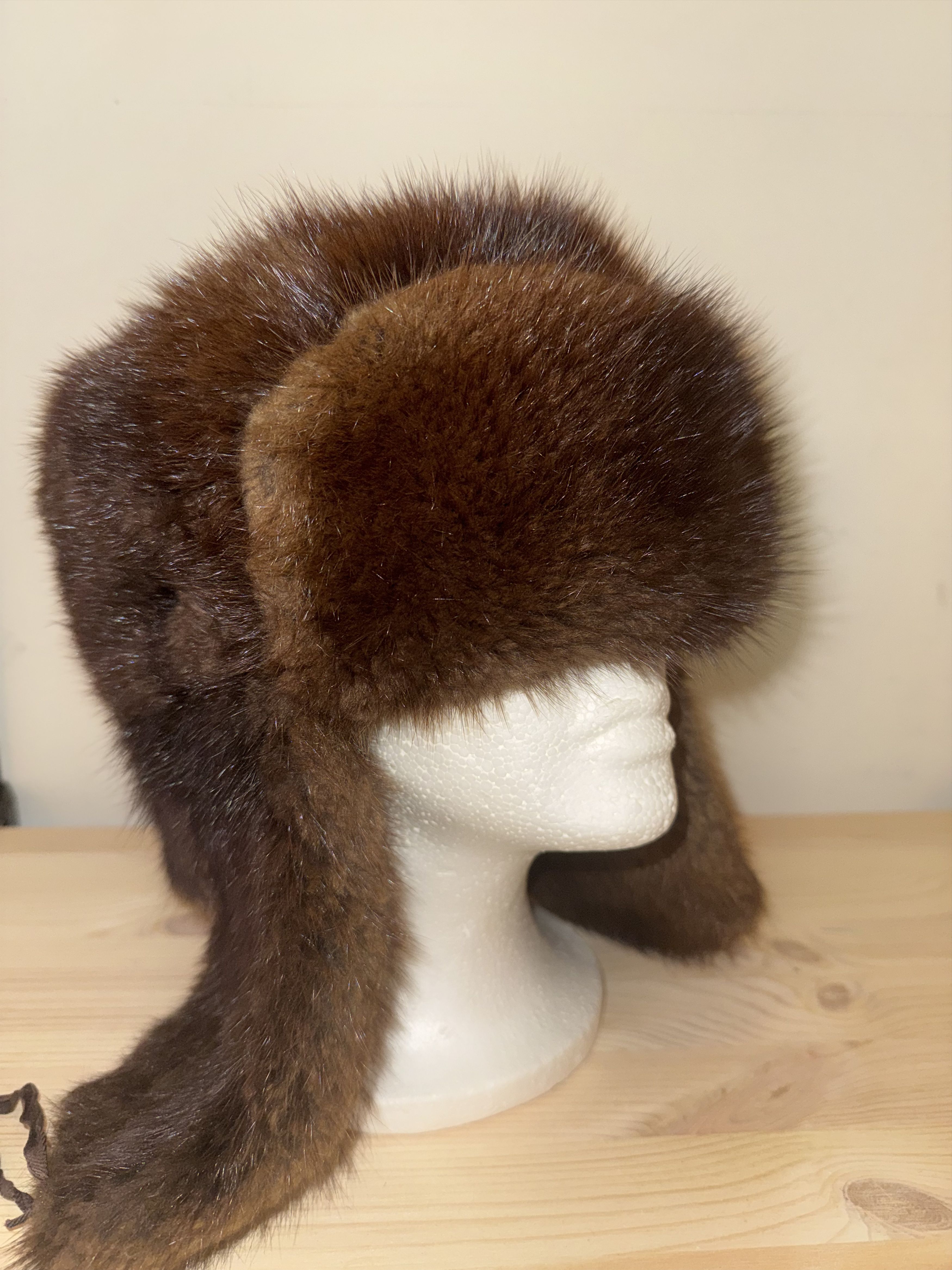 Other Vintage Mink Fur Trapper Size ONE SIZE - 2 Thumbnail