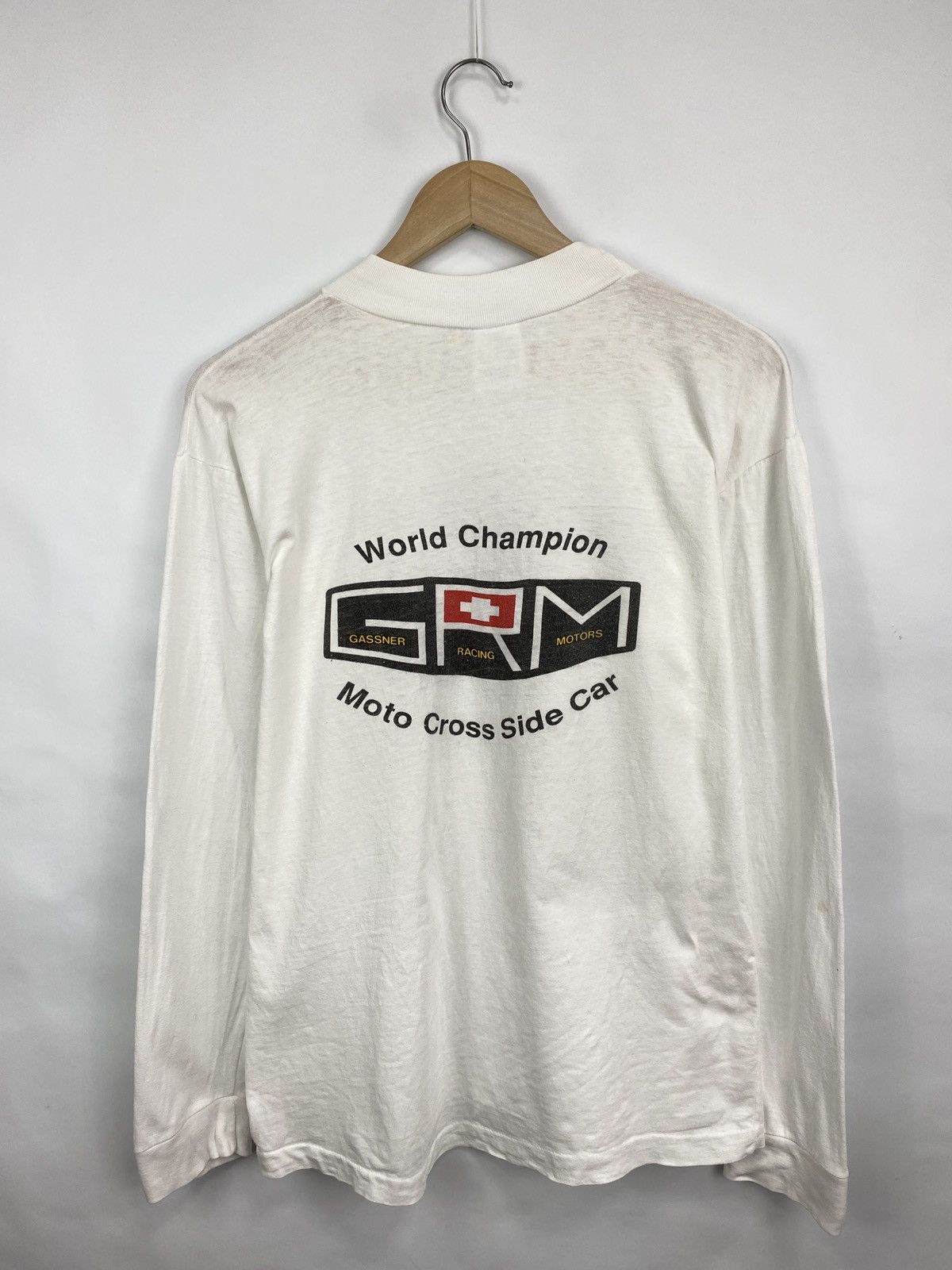 Honda 🇨🇭 Vintage 90s Honda Switzerland Gassner Racing Long Sleeve Size US M / EU 48-50 / 2 - 7 Thumbnail