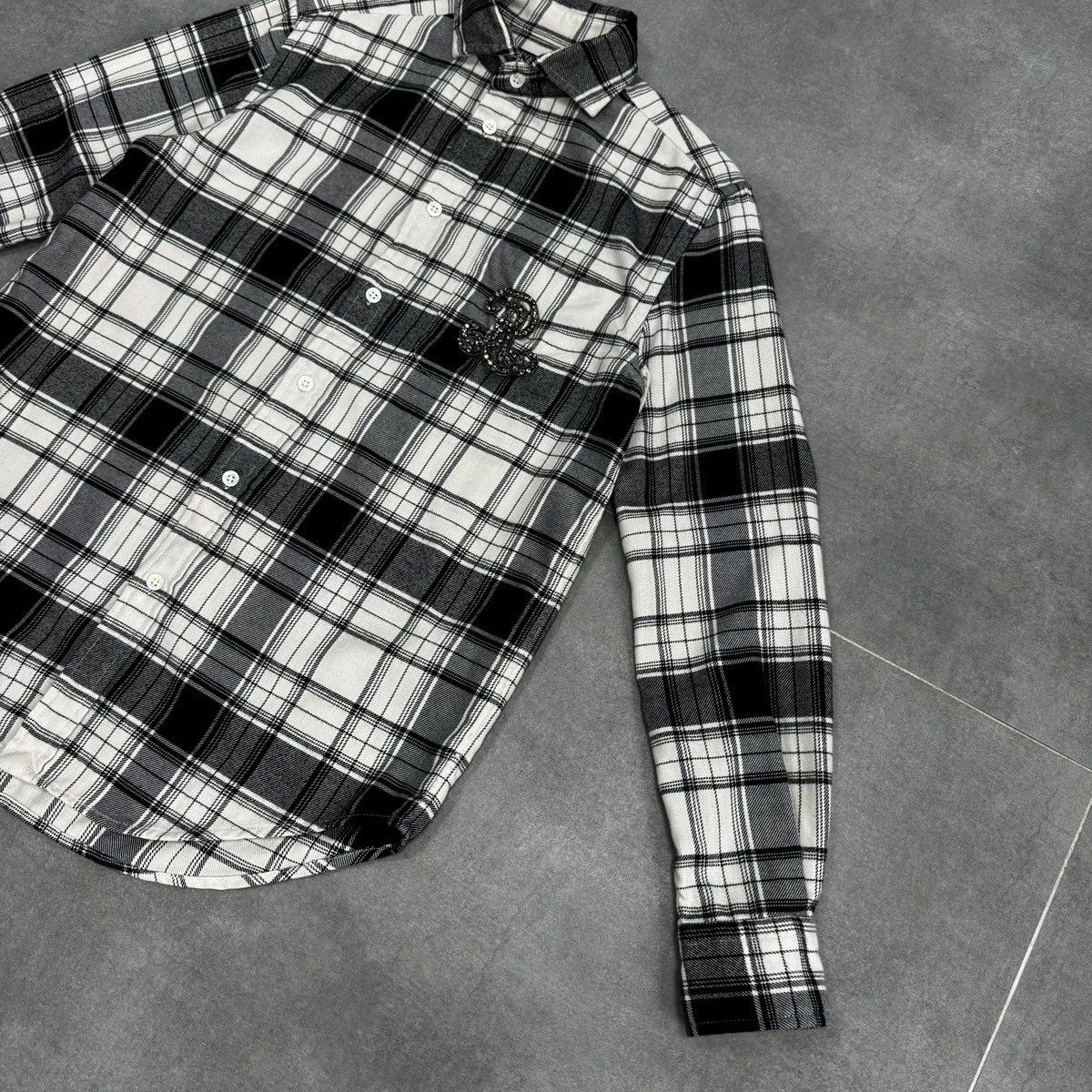 Polo Ralph Lauren Polo Ralph Lauren Plaid Long Sleeve Logo Women Flannel Shirt Size S / US 4 / IT 40 - 5 Thumbnail