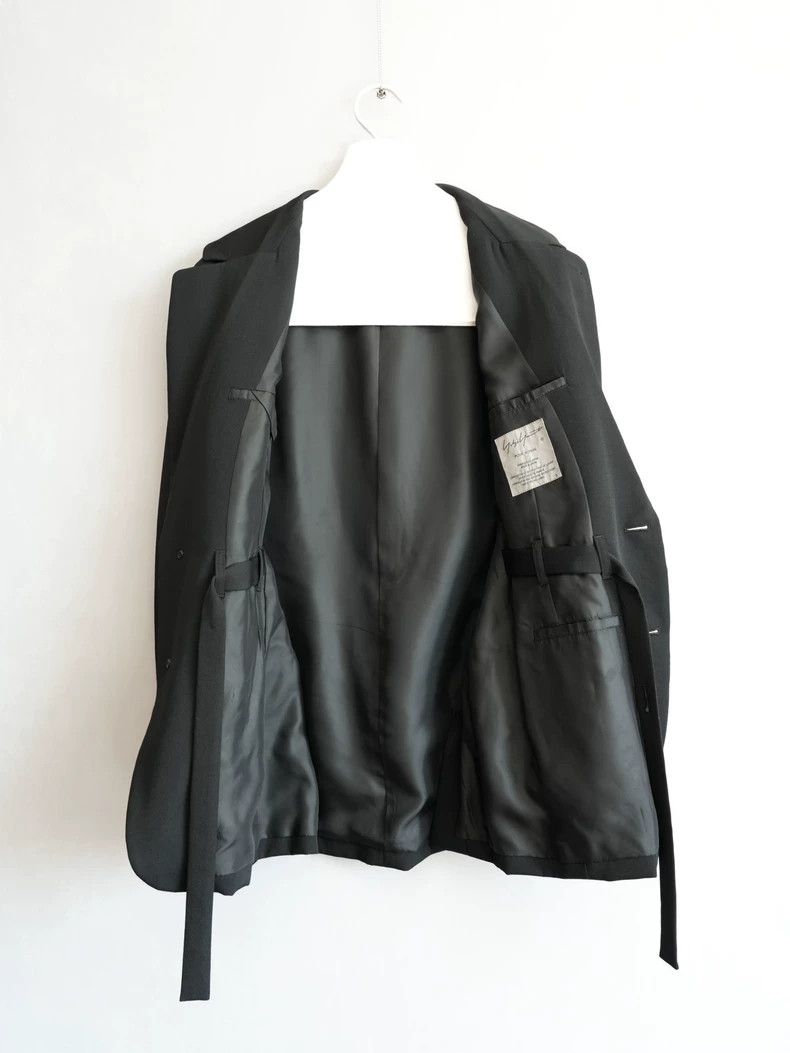 Yohji Yamamoto Yohji Yamamoto19AW Mafia Lace Up Jacket 2503-Nextarrow Size US S / EU 44-46 / 1 - 6 Thumbnail