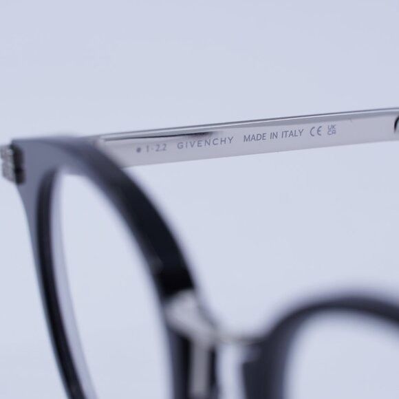 Givenchy 🕶️ New Givenchy GV50013U 001 Eyeglasses - Shiny Black Size ONE SIZE - 7 Thumbnail