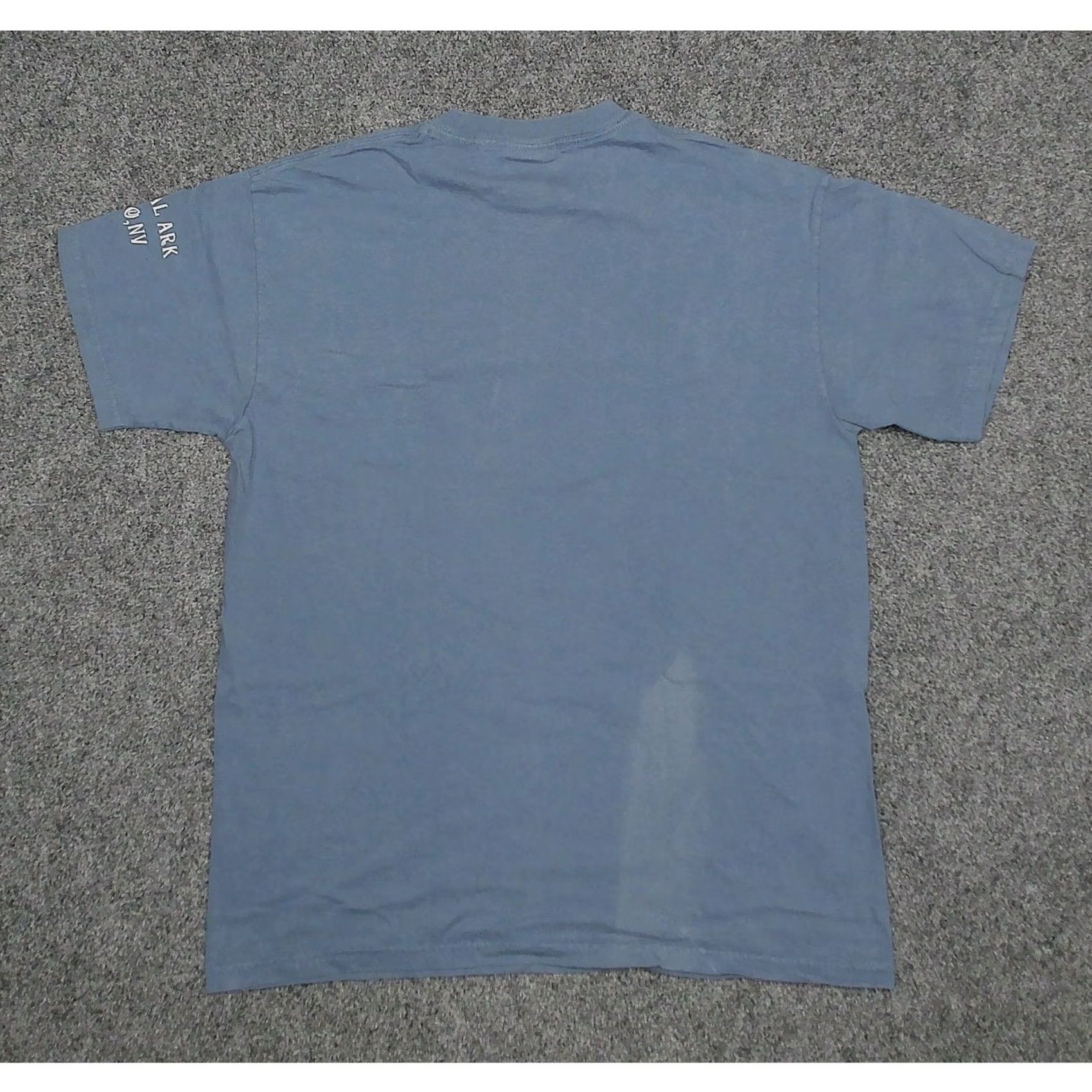 The Mountain VINTAGE The Mountain T-Shirt Mens L Blue Y2K White Tigers Animal Ark Reno Nature Graphic Print Short Sleeve Crew Neck Cotton Size US L / EU 52-54 / 3 - 4 Thumbnail