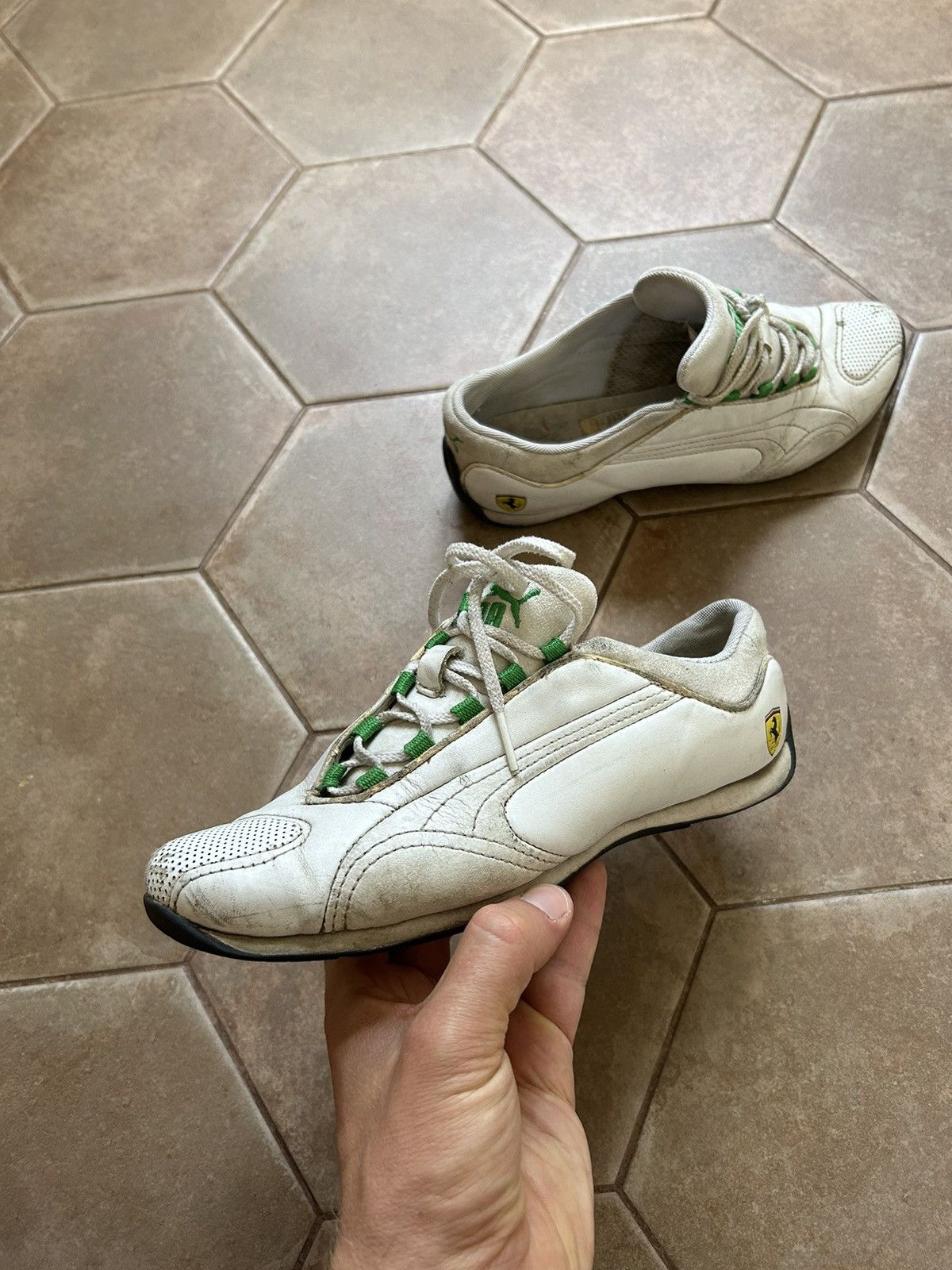 Ferrari × Puma VINTAGE PUMA FERRARI Y2K LEATHER SNEAKERS Size US 8 / IT 38 - 5 Thumbnail